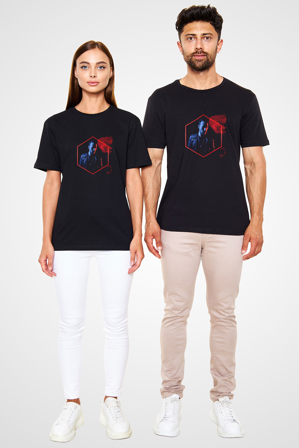 Don Diablo Baskılı Unisex Siyah Tişört