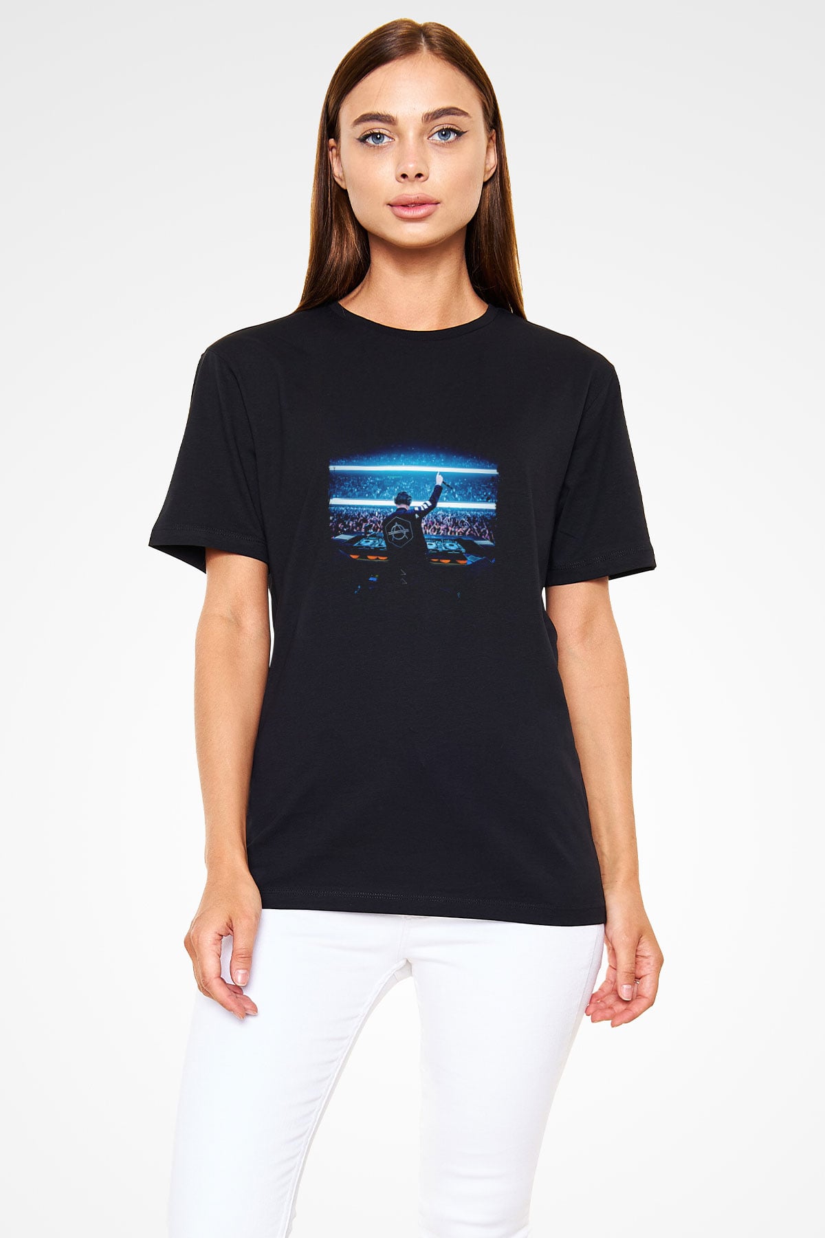 Don Diablo Baskılı Unisex Siyah Tişört