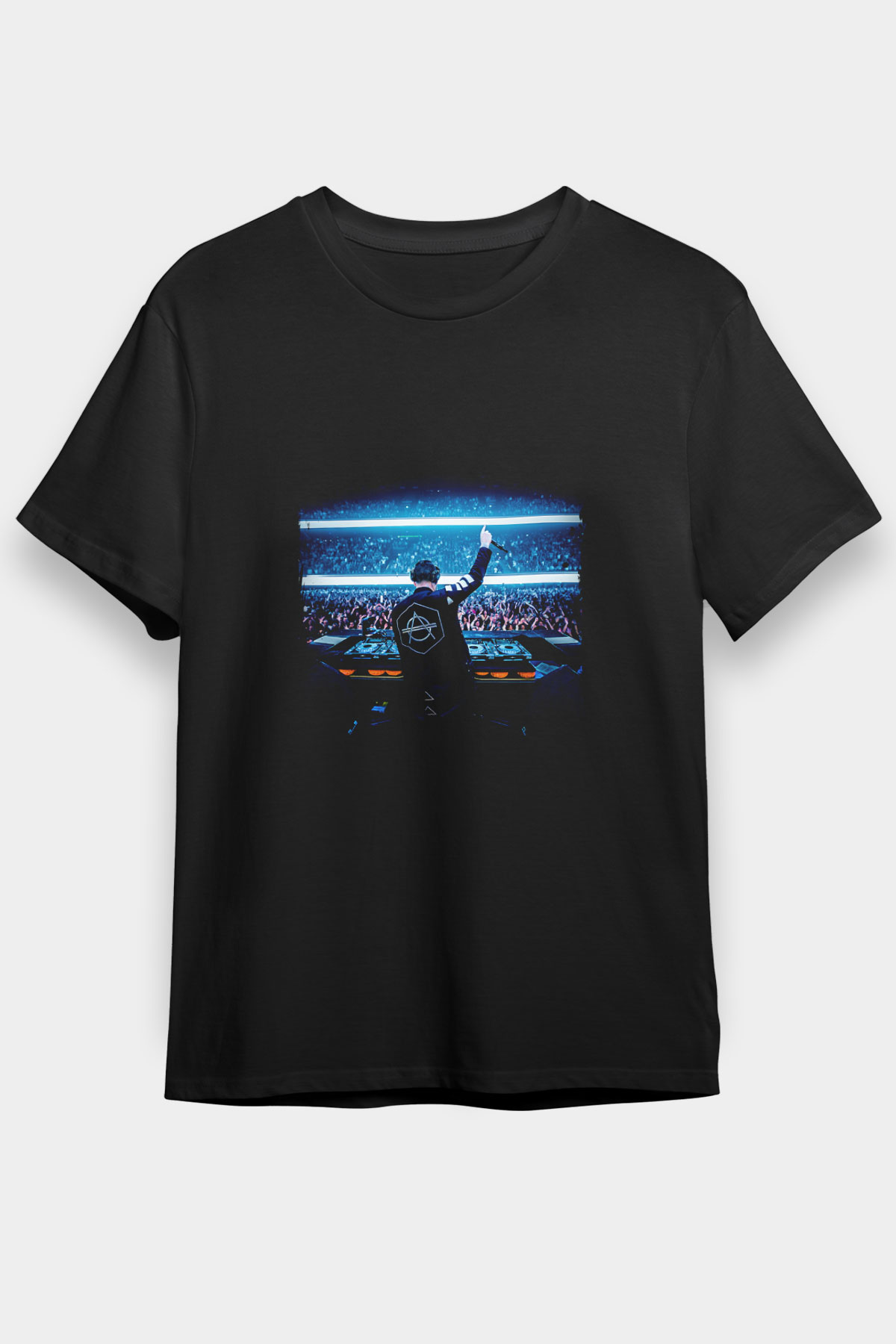 Don Diablo Baskılı Unisex Siyah Tişört