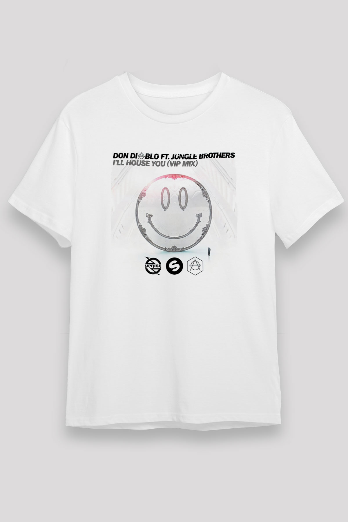 Don Diablo Beyaz Unisex Tişört T-Shirt - TişörtFabrikası