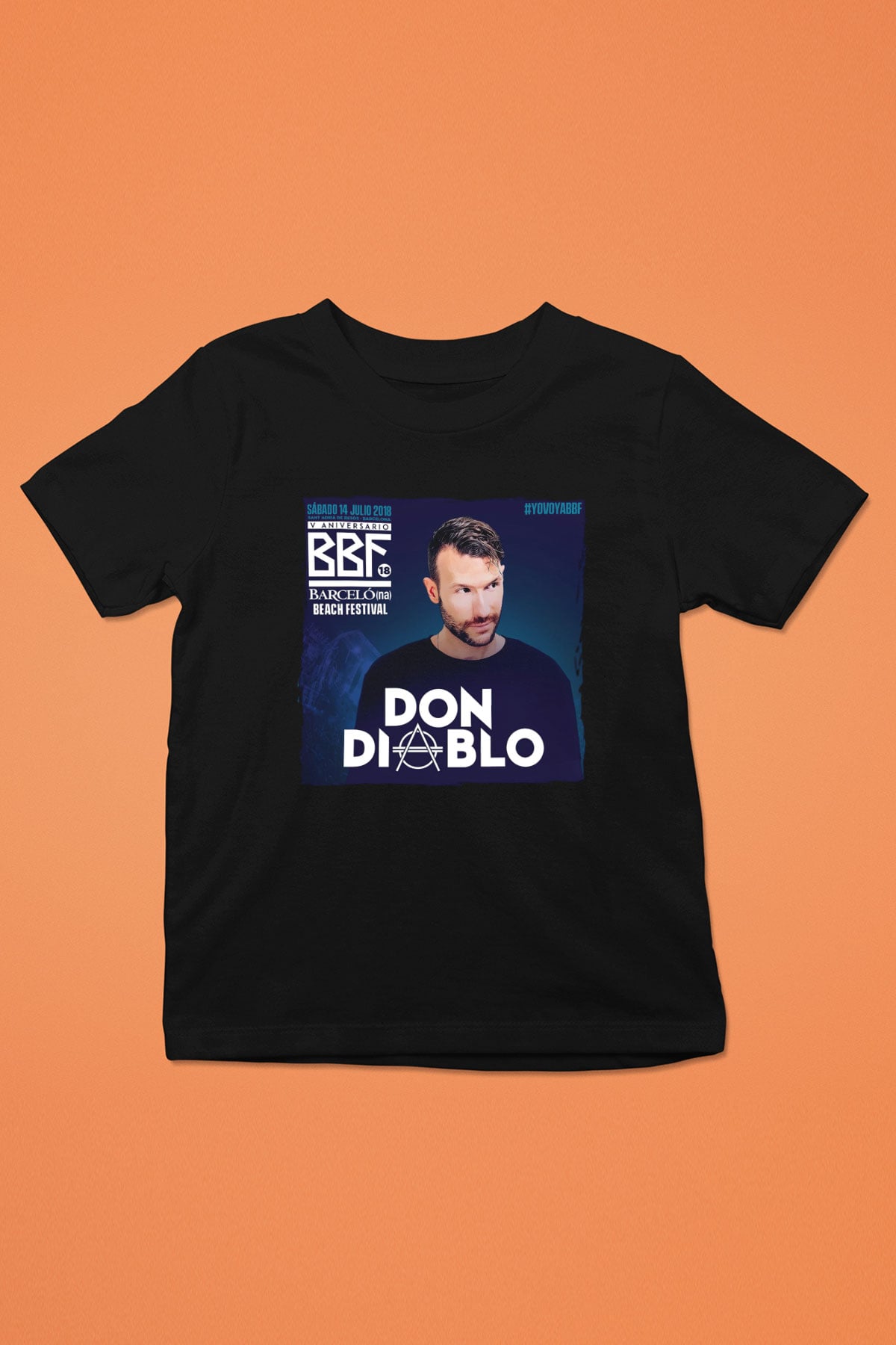Don Diablo Siyah Unisex Çocuk Tişört