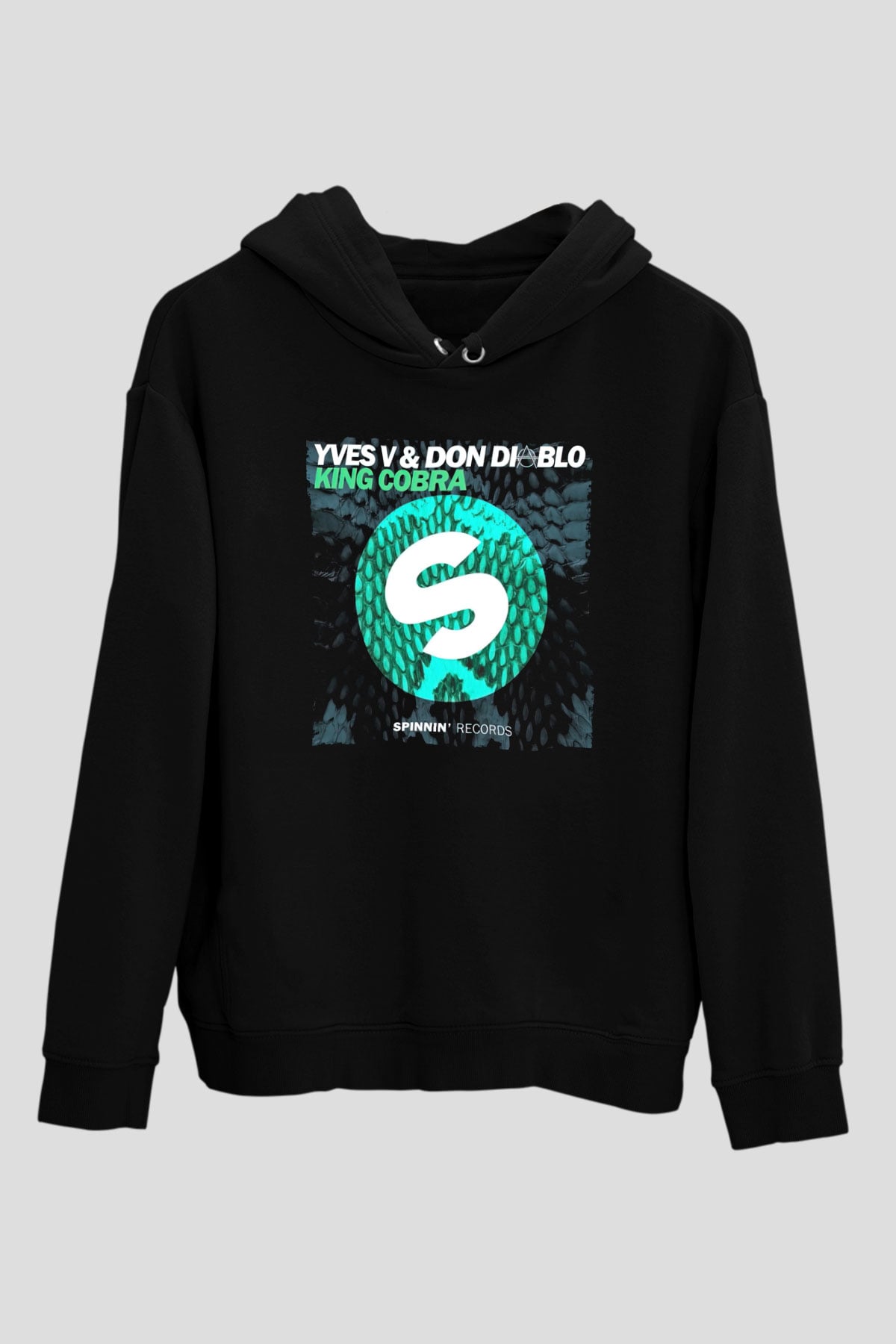 Don Diablo Siyah Unisex Hoodie