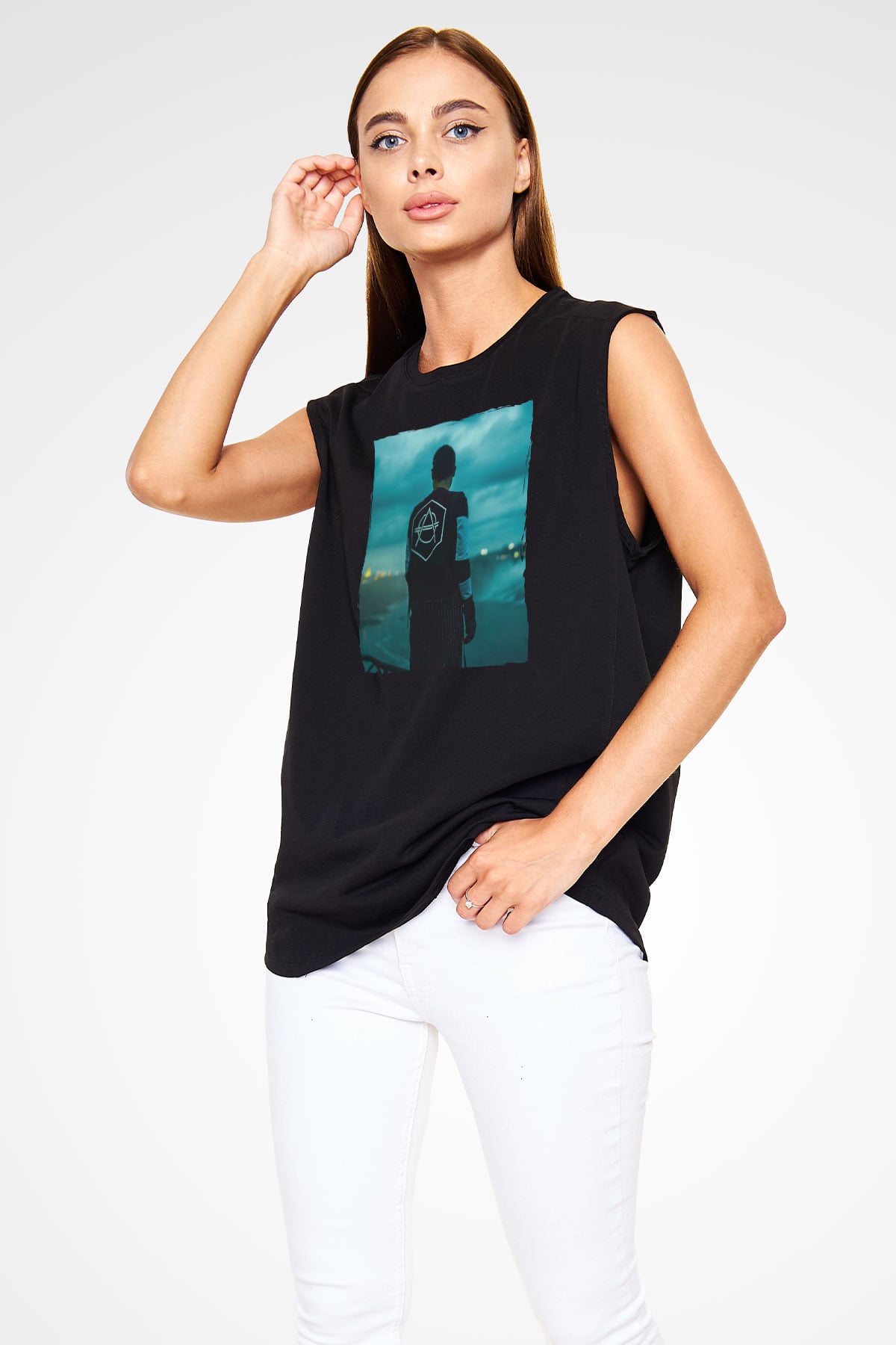 Don Diablo Siyah Unisex Kolsuz Tişört