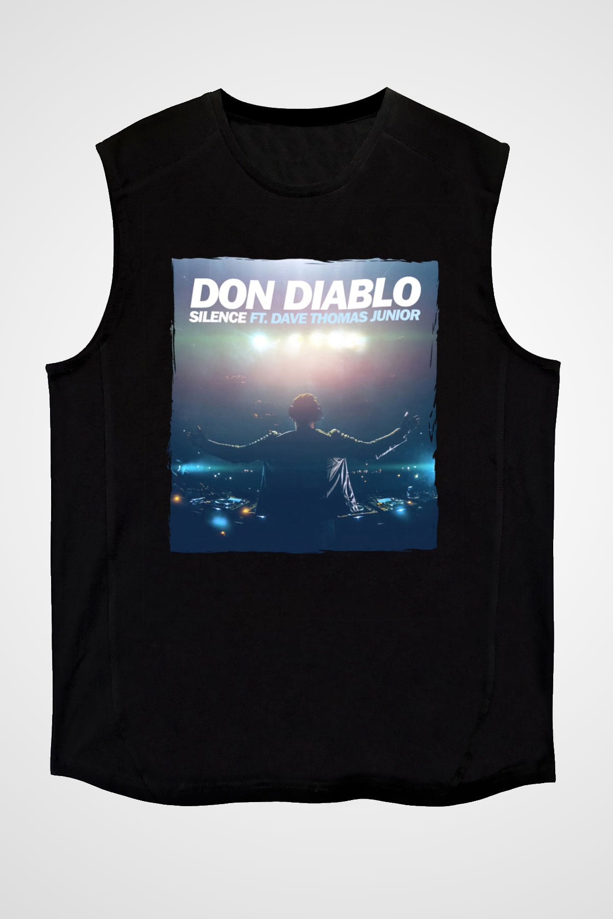 Don Diablo Siyah Unisex Kolsuz Tişört