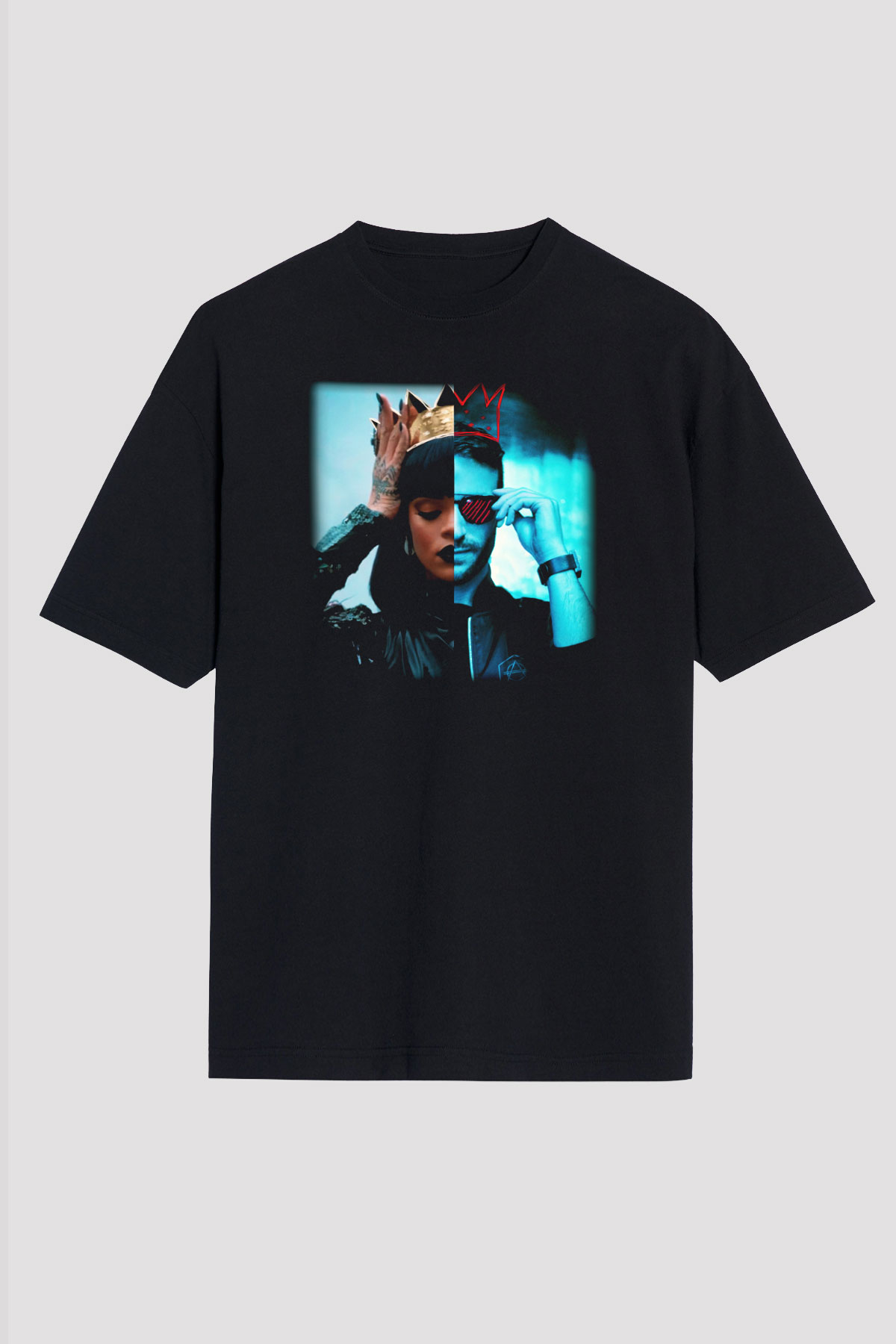 Don Diablo Siyah Unisex Oversize Tişört T-Shirt
