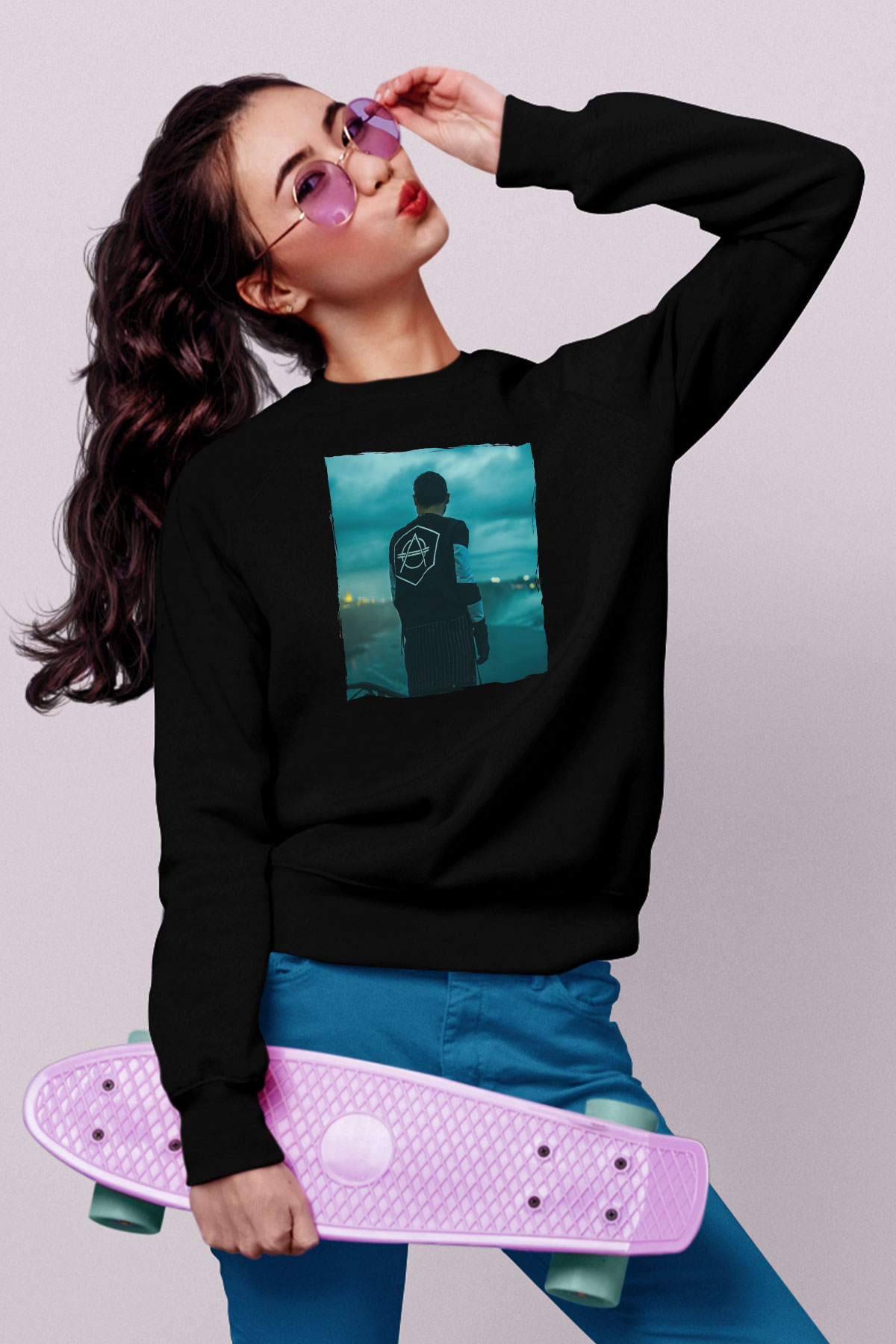 Don Diablo Siyah Unisex Sweatshirt