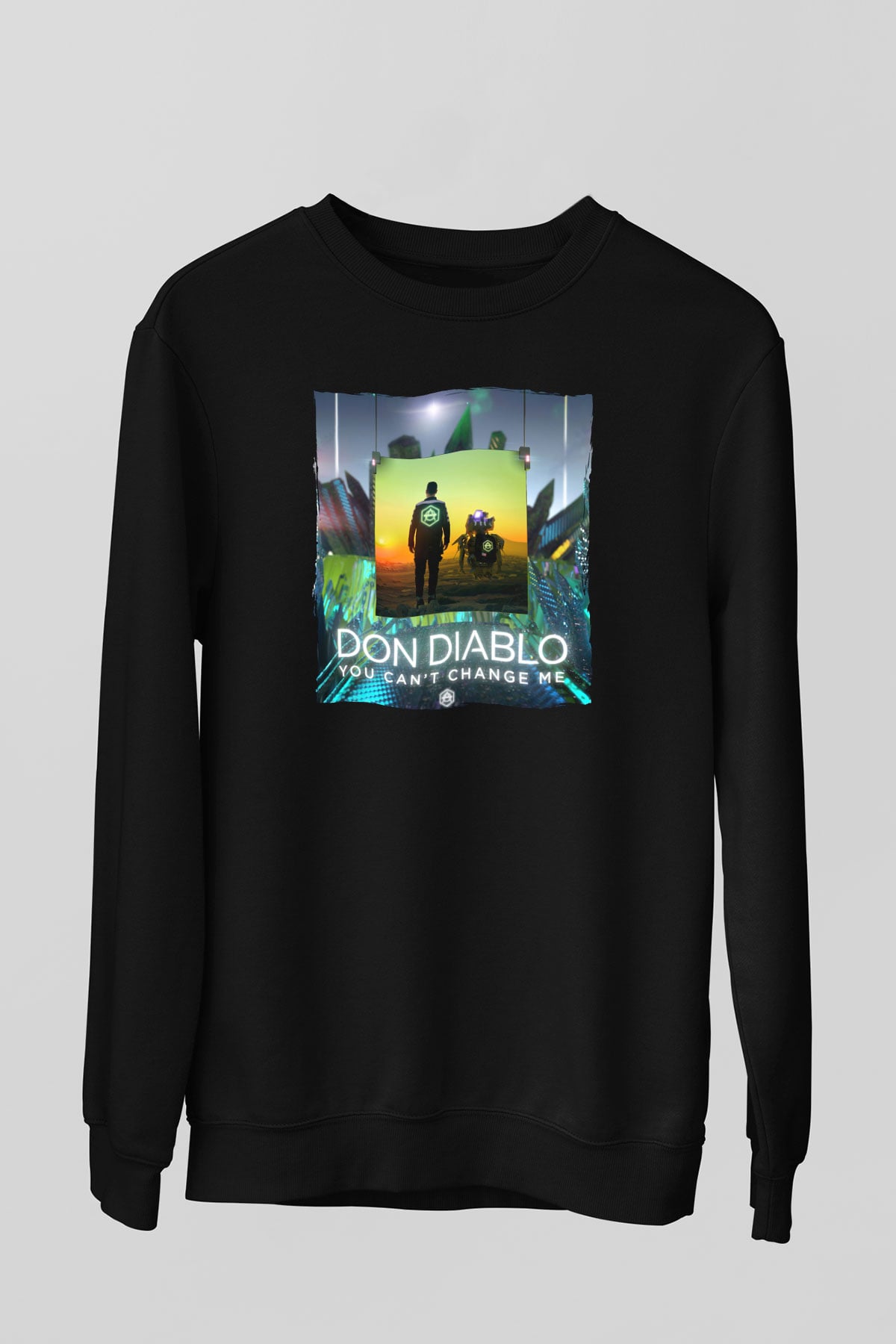 Don Diablo Siyah Unisex Sweatshirt