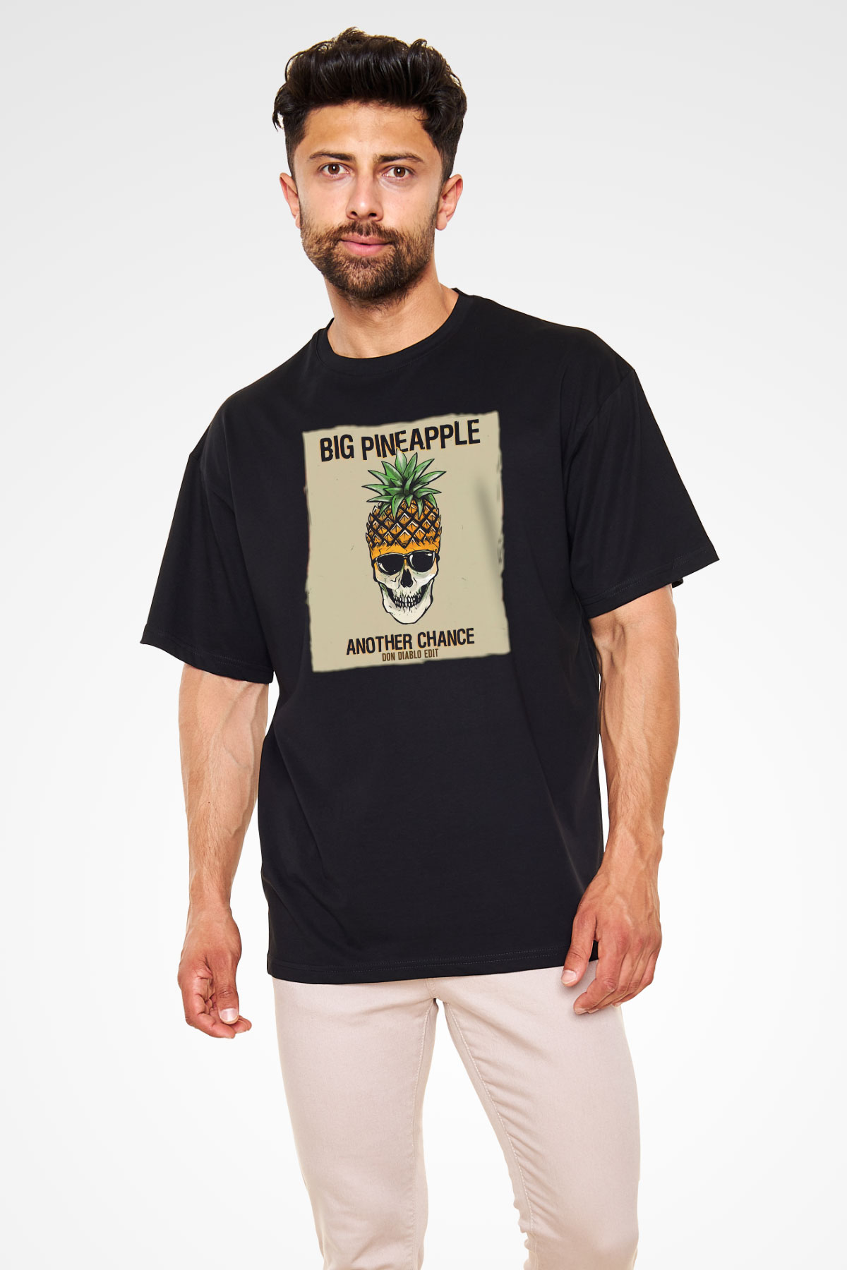 Don Diablo Siyah Oversize Tişört Oversize T-shirt - TişörtFabrikası