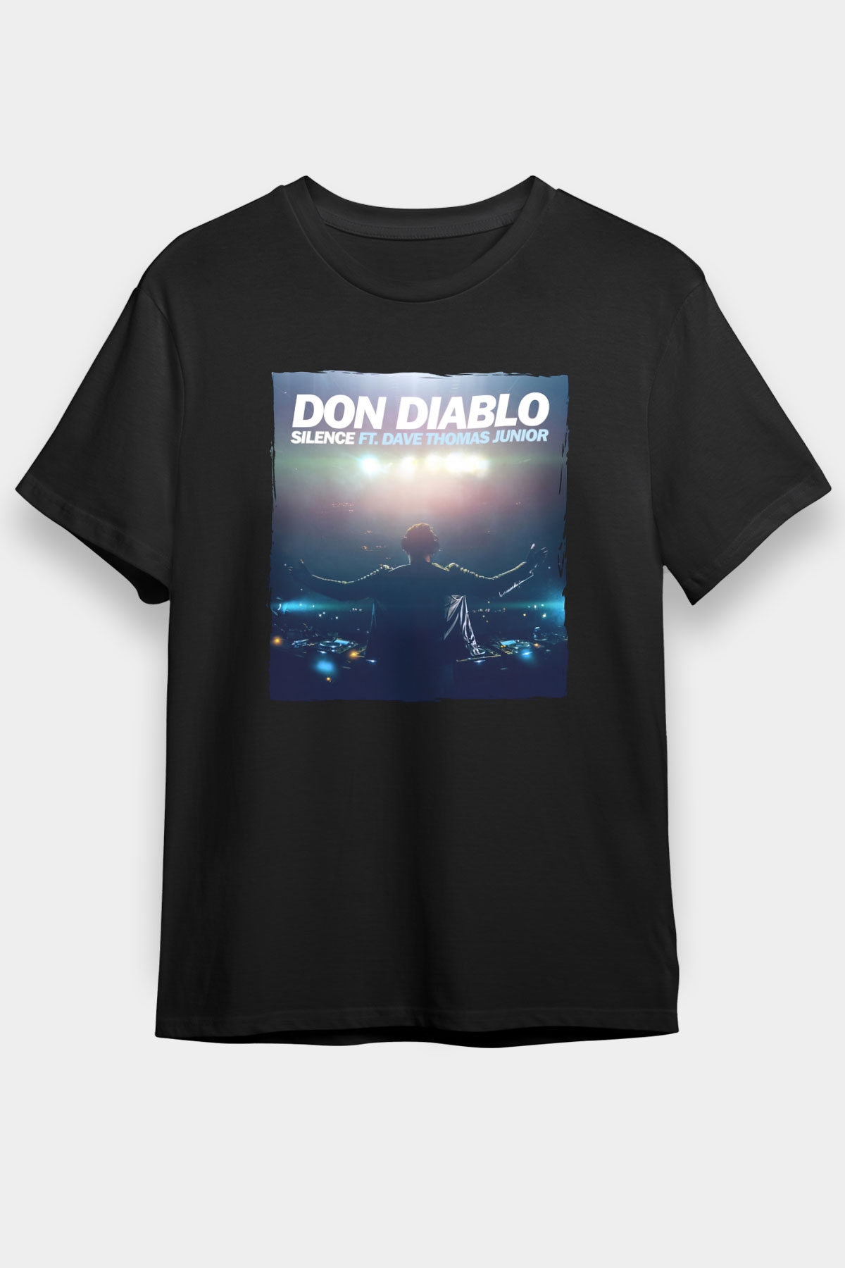 Don Diablo Siyah Unisex Tişört T-Shirt - TişörtFabrikası