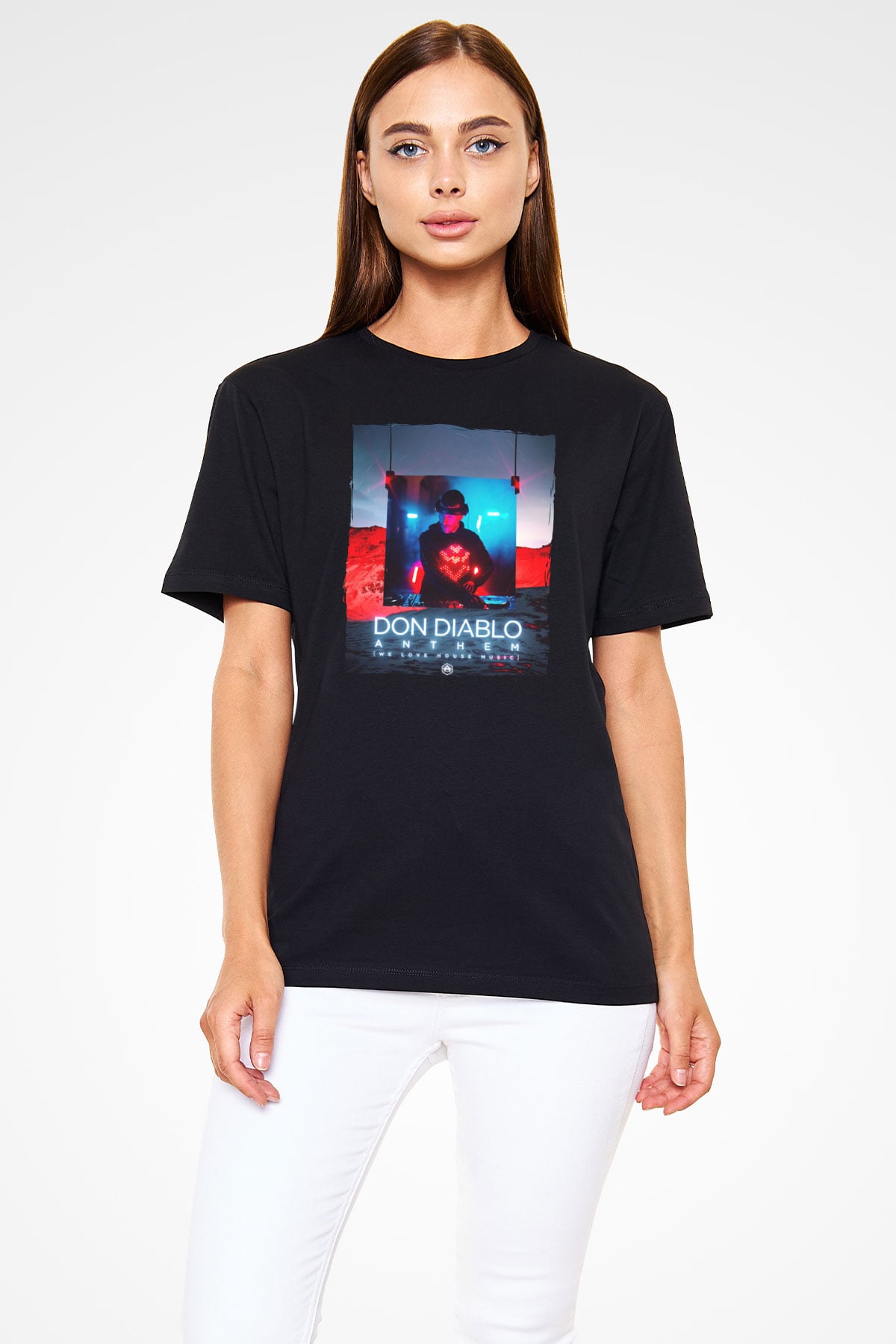 Don Diablo Siyah Unisex Tişört T-Shirt - TişörtFabrikası