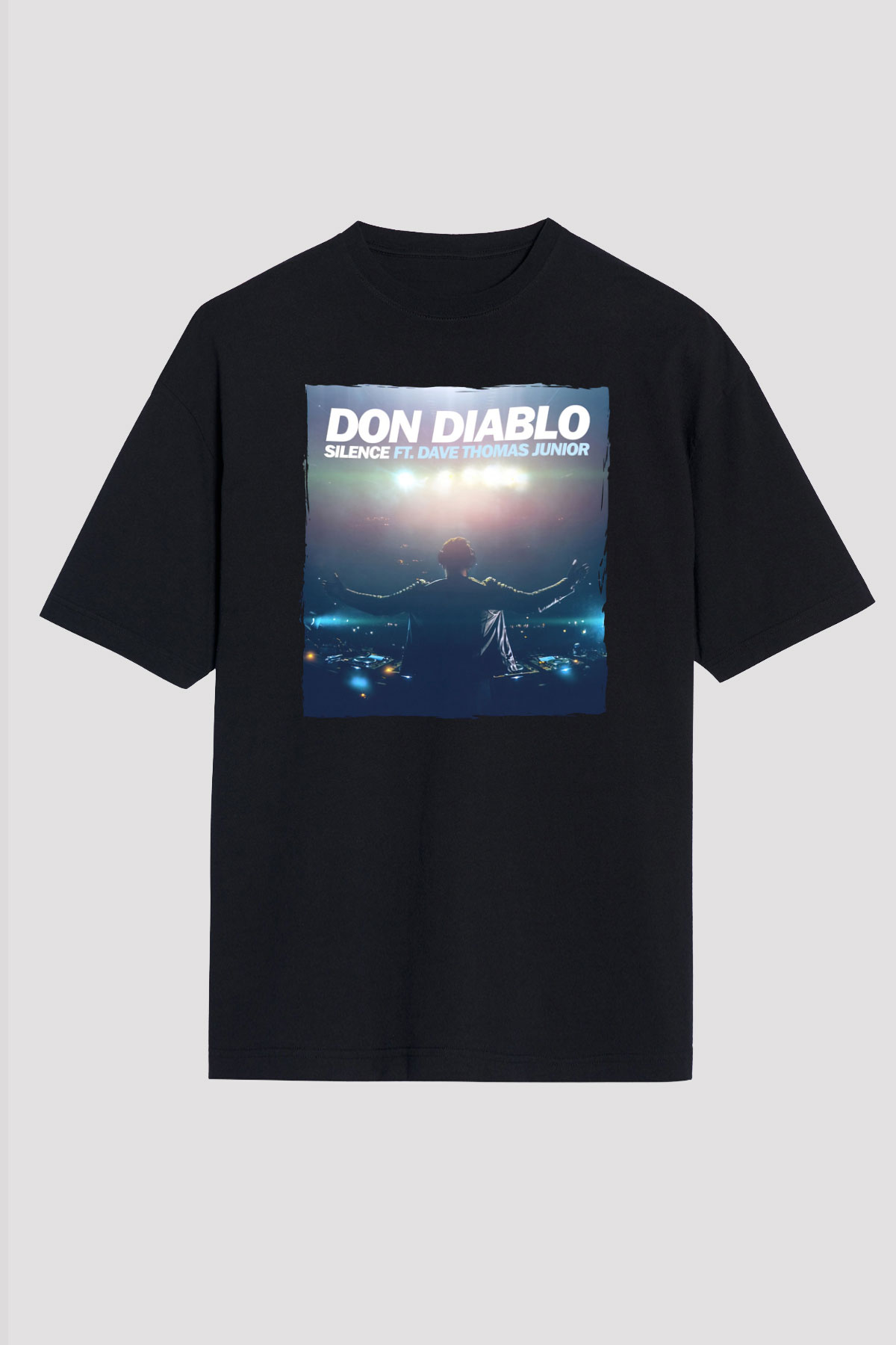 Don Diablo Siyah Oversize Tişört Oversize T-shirt - TişörtFabrikası