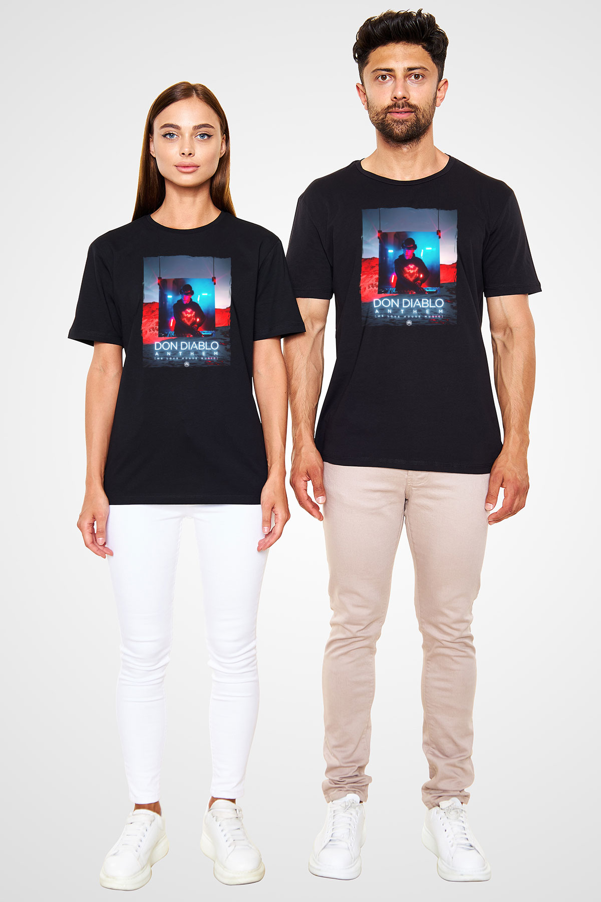 Don Diablo Siyah Unisex Tişört T-Shirt - TişörtFabrikası