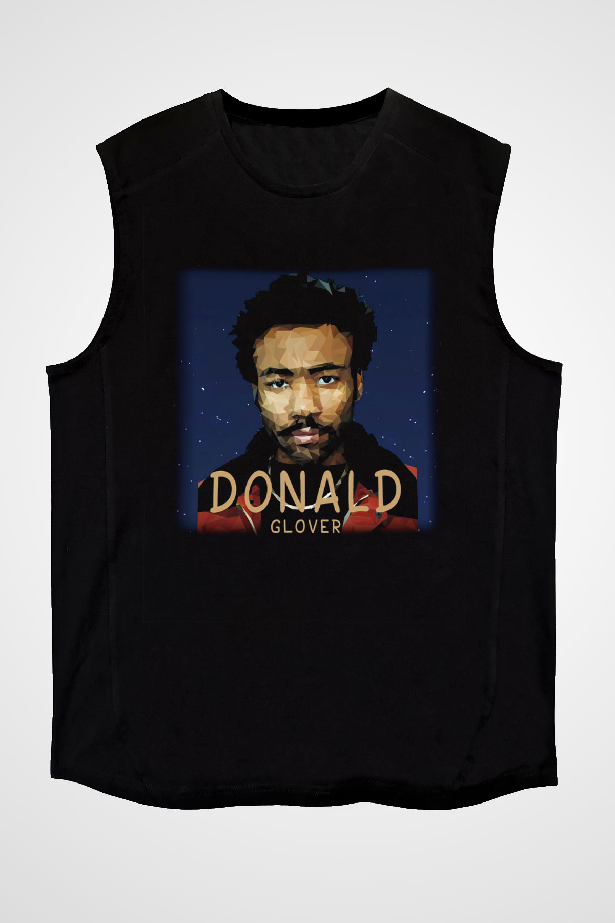Donald Glover Siyah Unisex Kolsuz Tişört