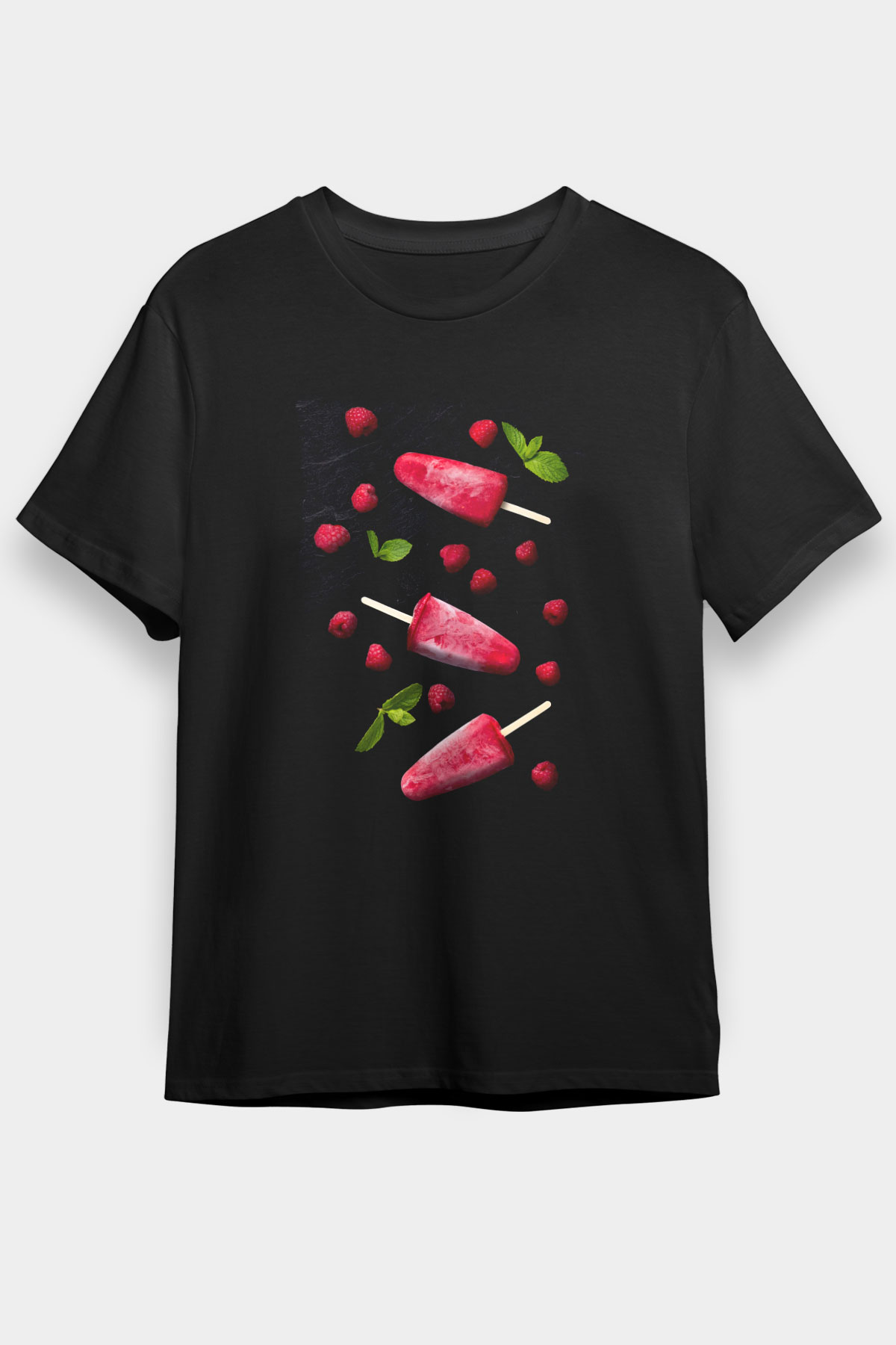 Dondurmacı Siyah Unisex Tişört T-Shirt - TişörtFabrikası