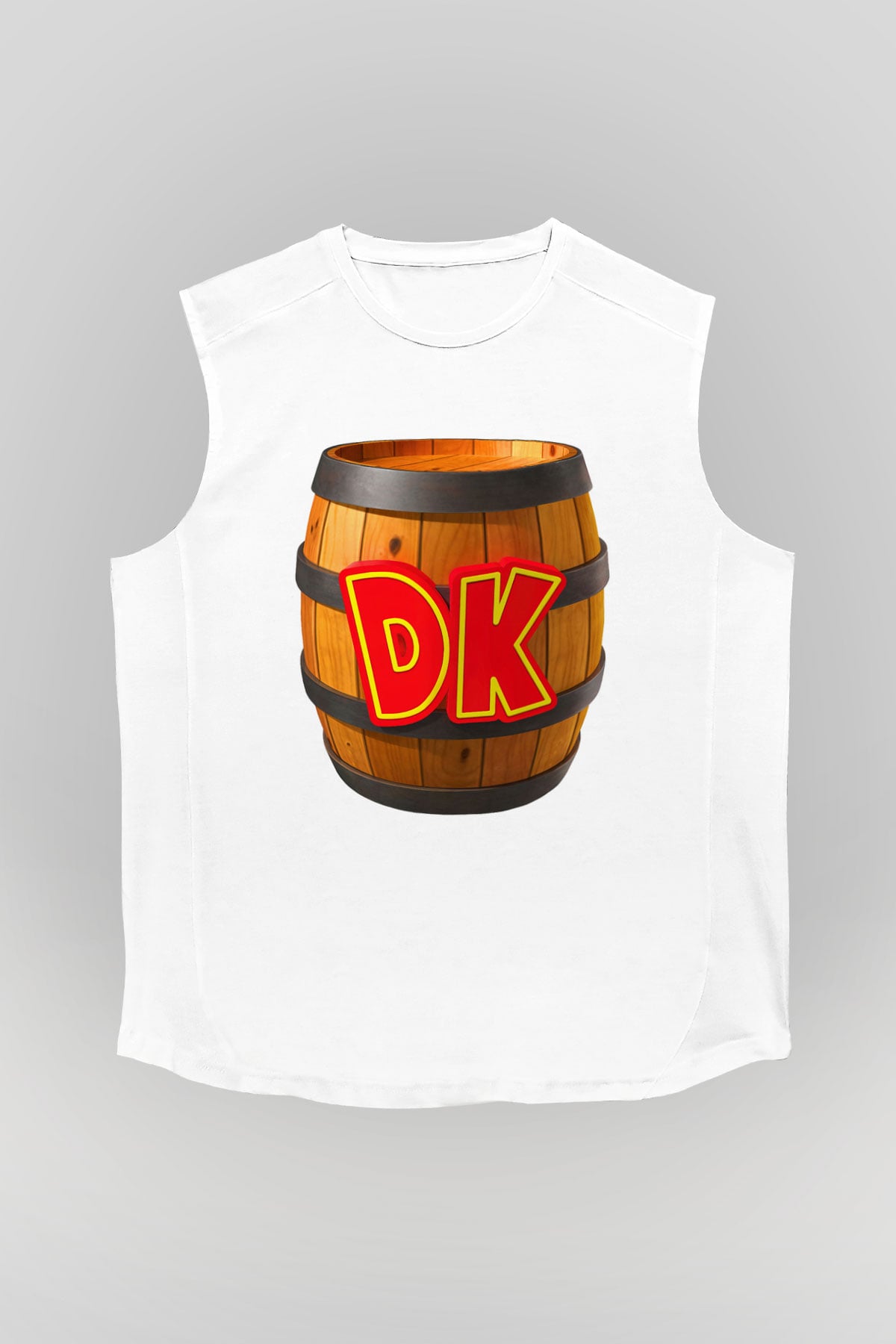 Donkey Kong Beyaz Unisex Kolsuz Tişört