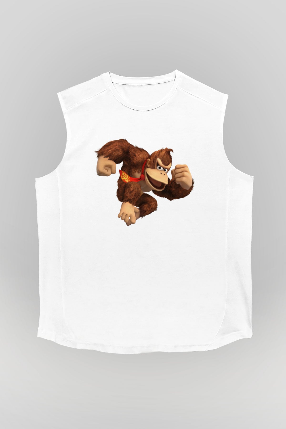 Donkey Kong Beyaz Unisex Kolsuz Tişört