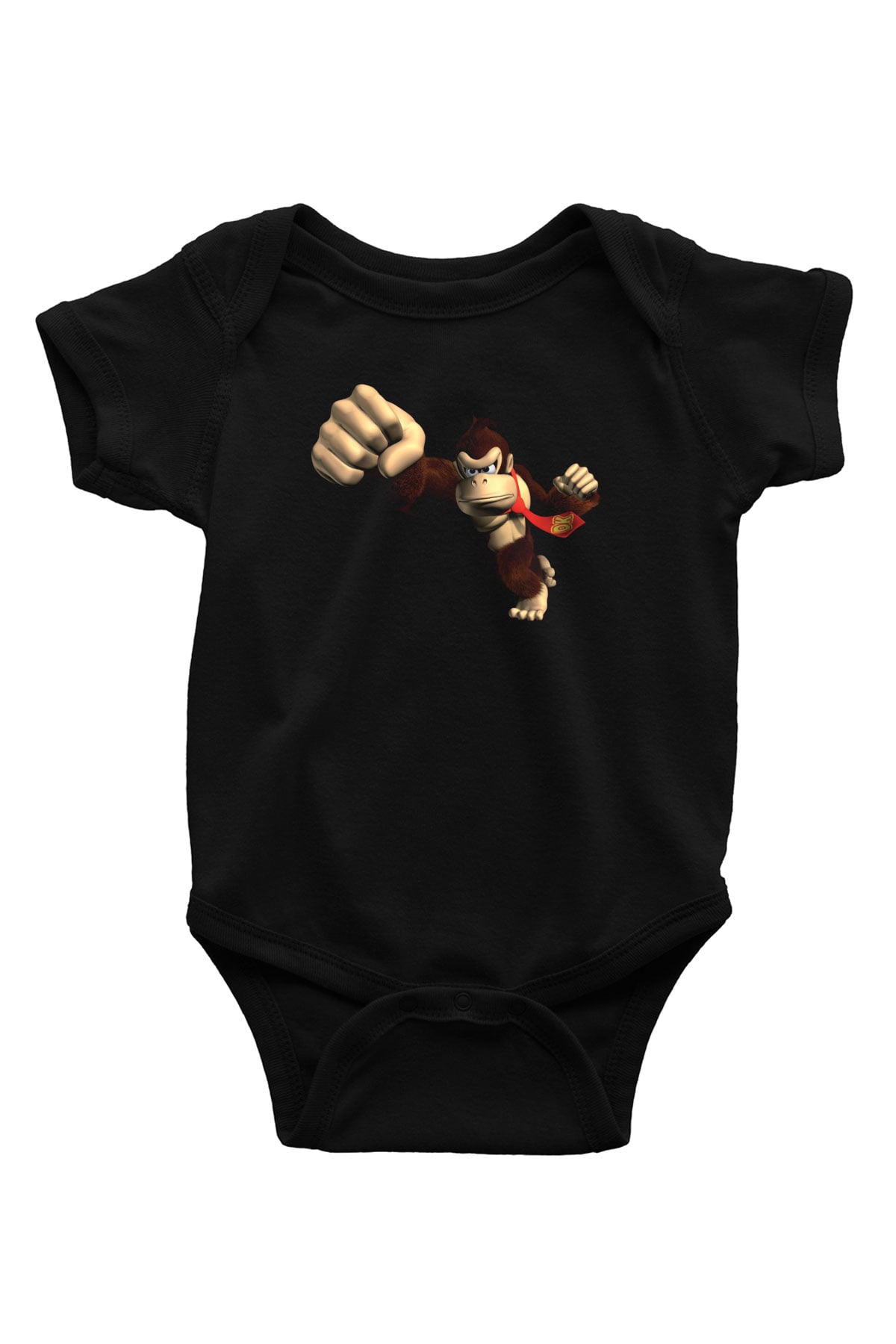 Donkey Kong Siyah Bebek Body - Zıbın
