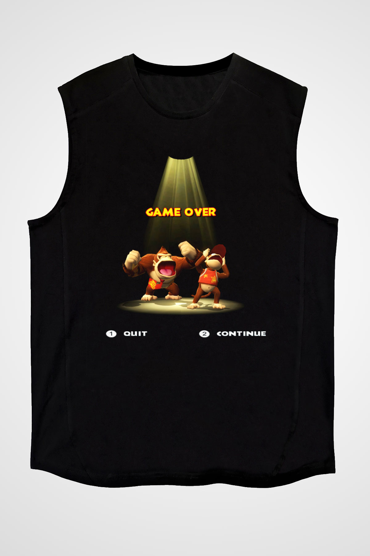 Donkey Kong Siyah Unisex Kolsuz Tişört