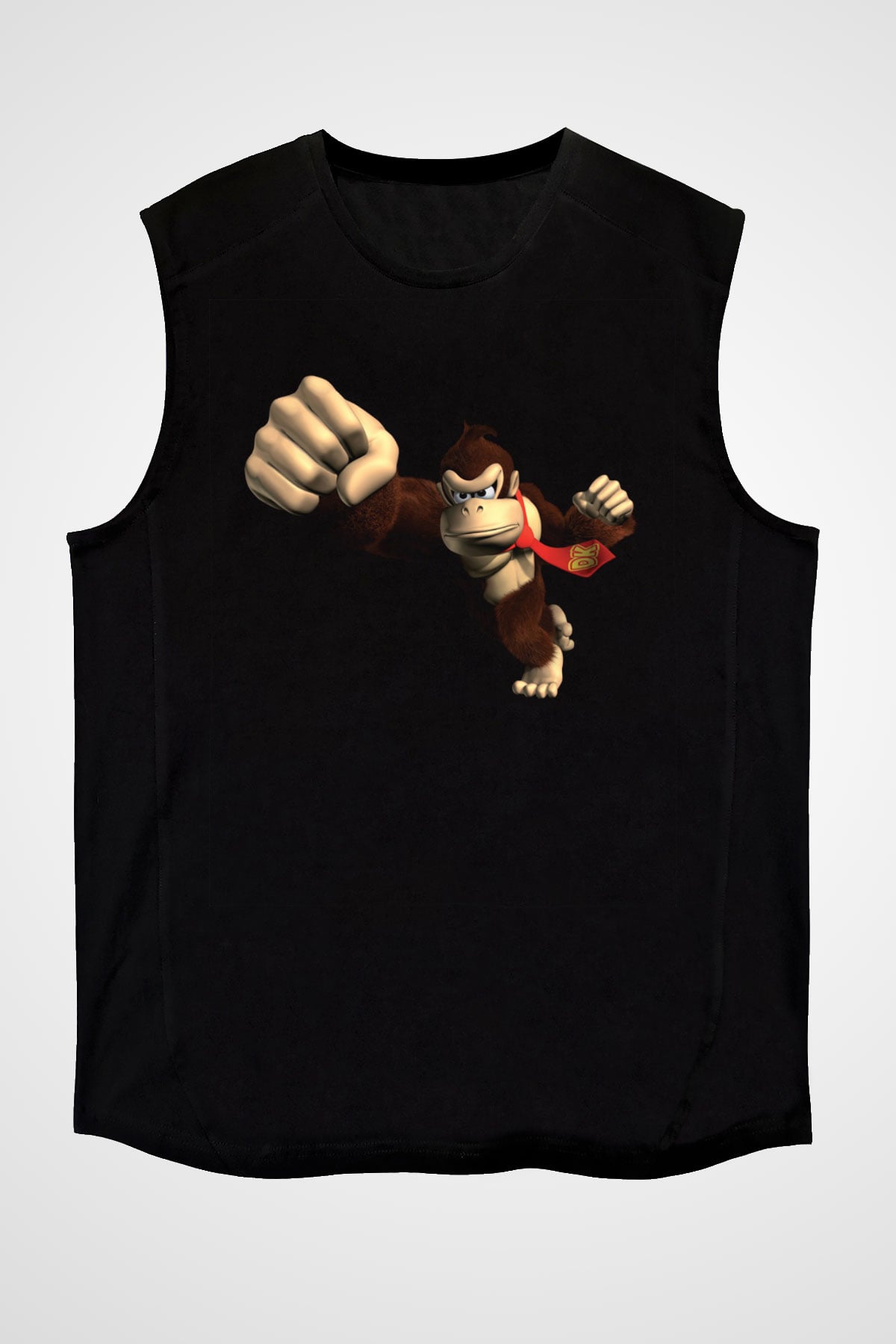 Donkey Kong Siyah Unisex Kolsuz Tişört