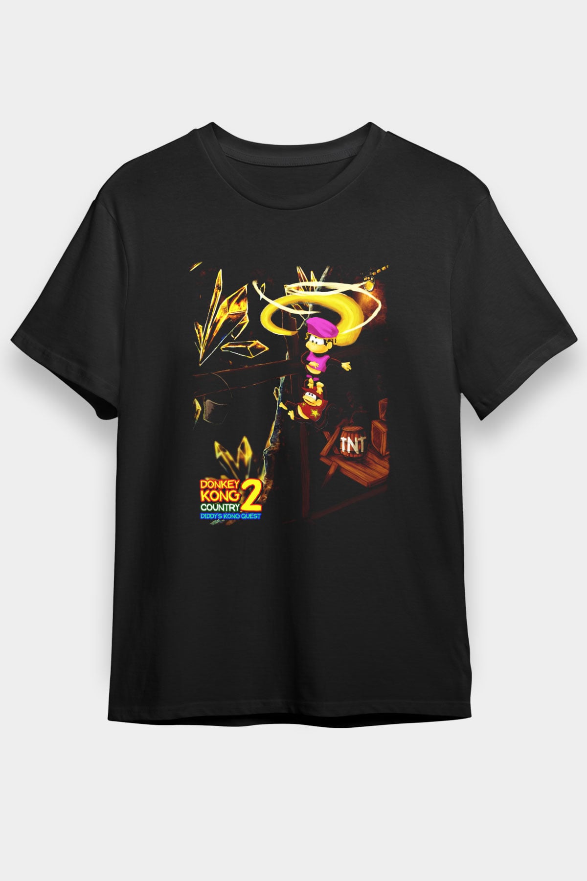Donkey Kong Siyah Unisex Tişört