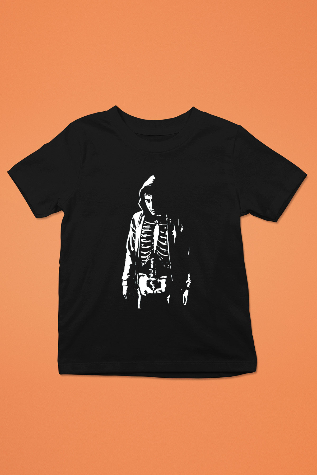 Donnie Darko Baskılı Unisex Siyah Çocuk Tişört - Tshirt
