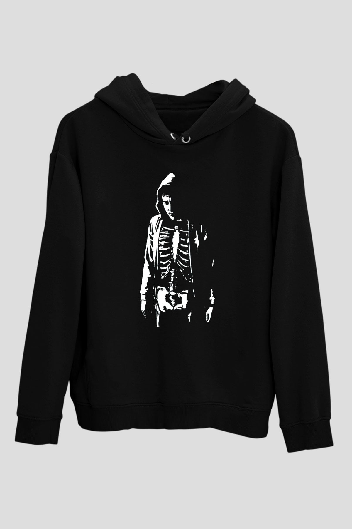 Donnie Darko Baskılı Unisex Siyah Hoodie