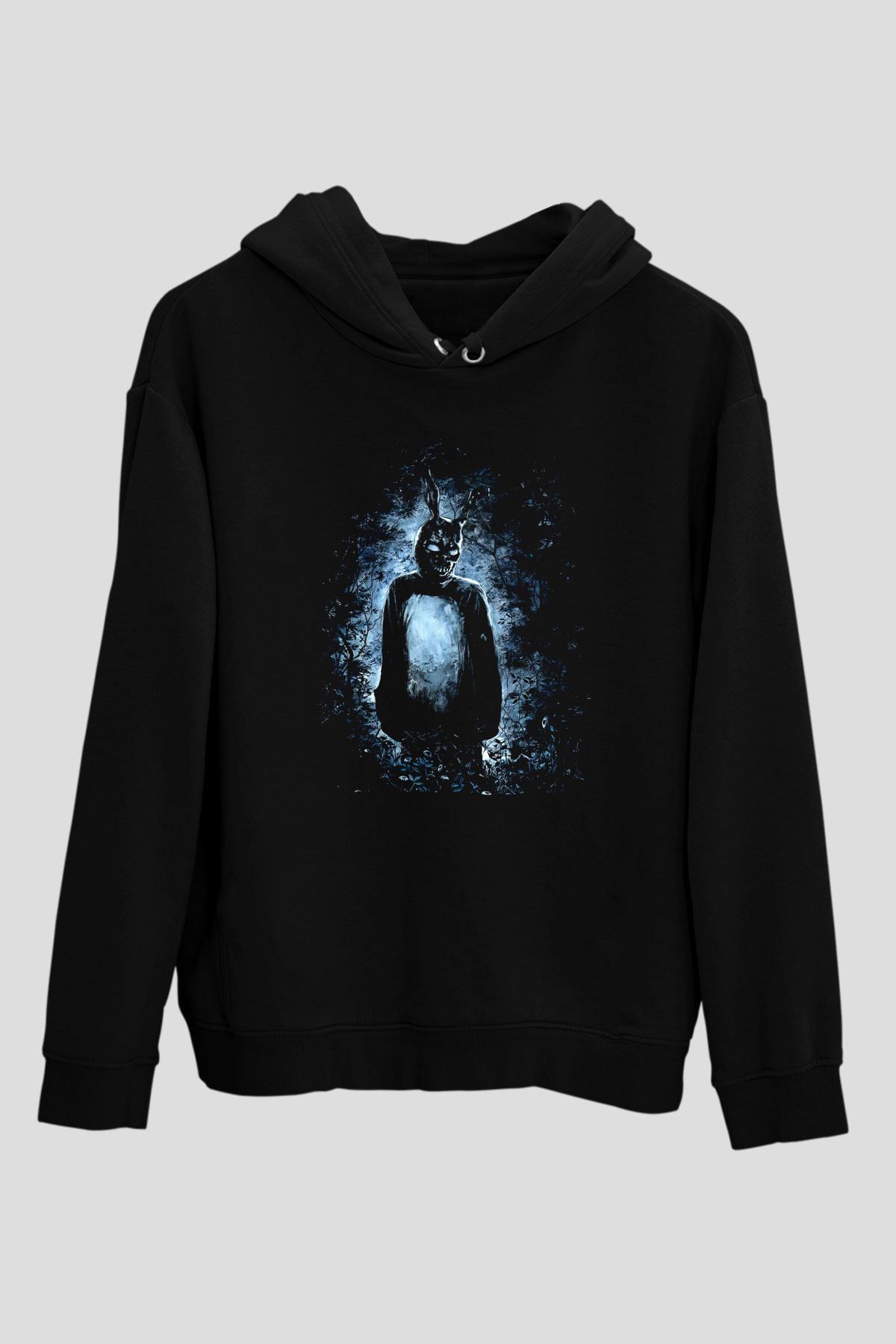 Donnie Darko Baskılı Unisex Siyah Hoodie