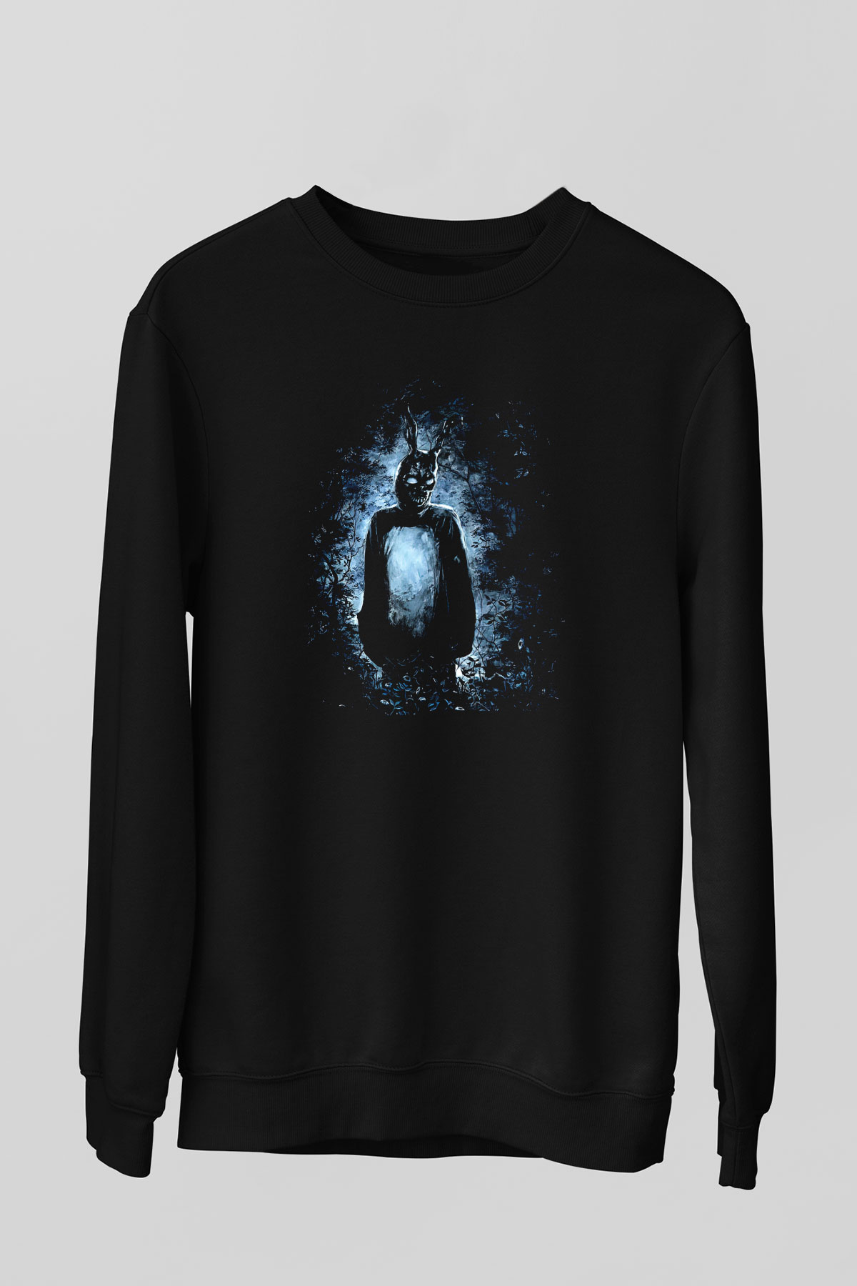 Donnie Darko Baskılı Unisex Siyah Sweatshirt