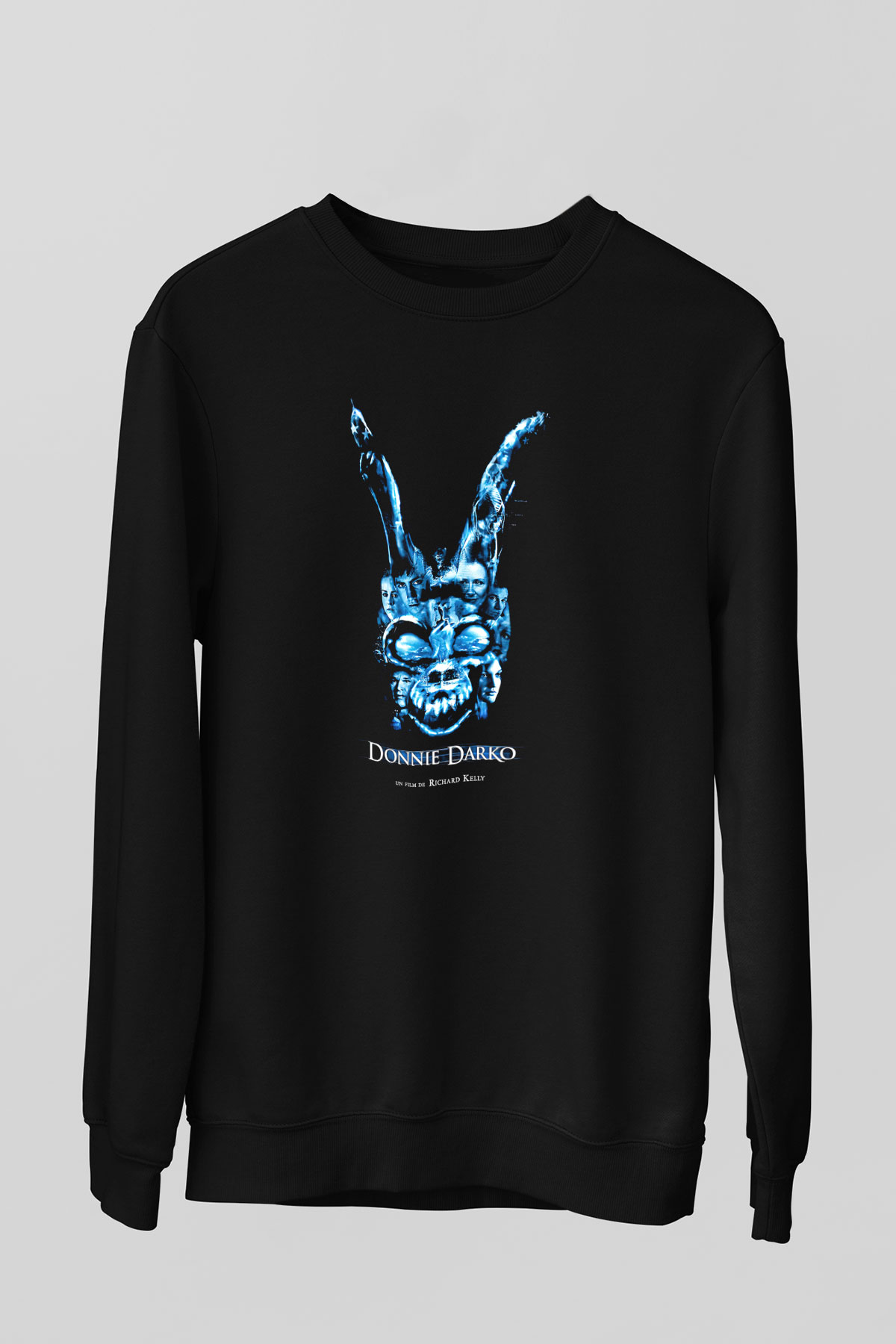 Donnie Darko Baskılı Unisex Siyah Sweatshirt