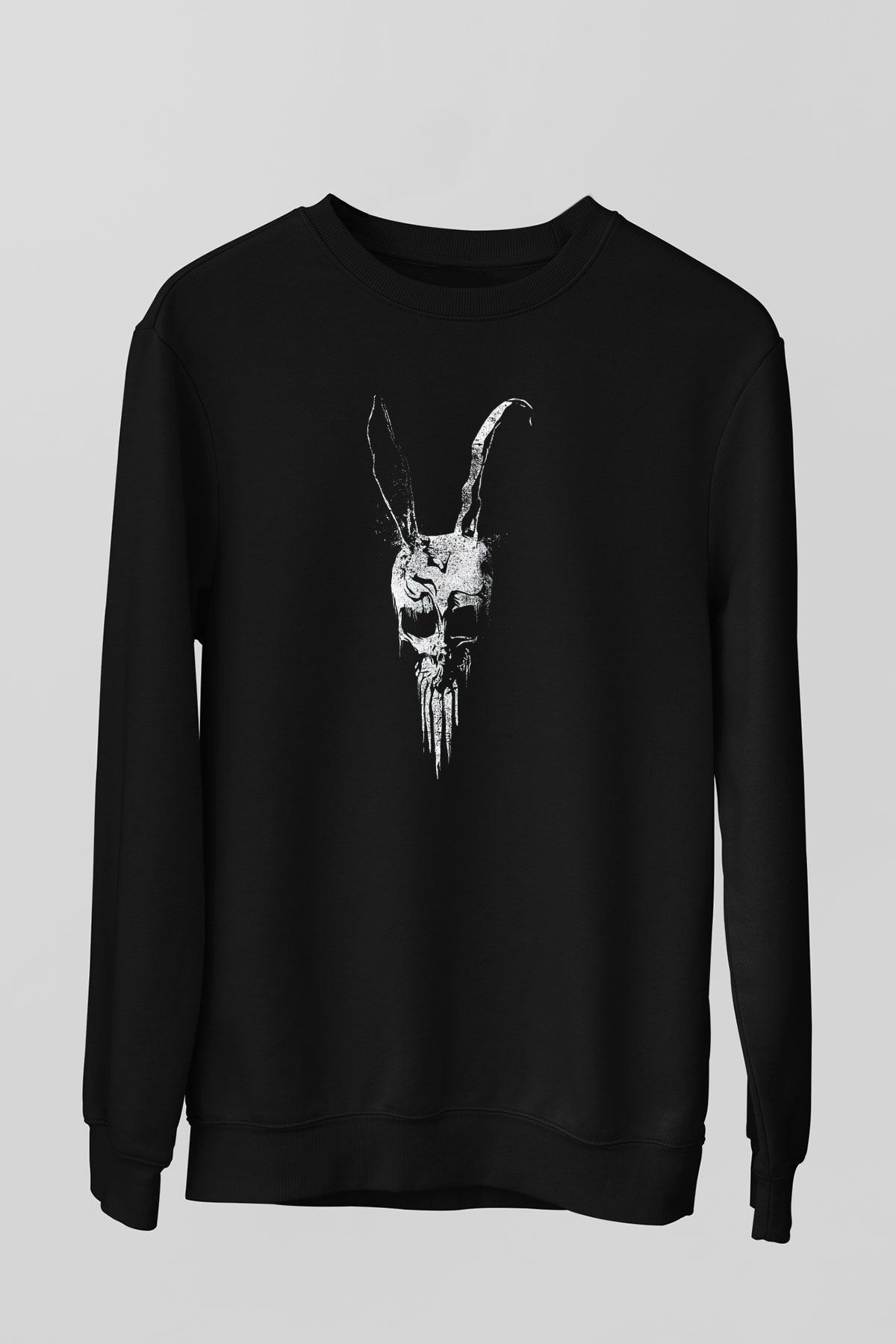 Donnie Darko Baskılı Unisex Siyah Sweatshirt