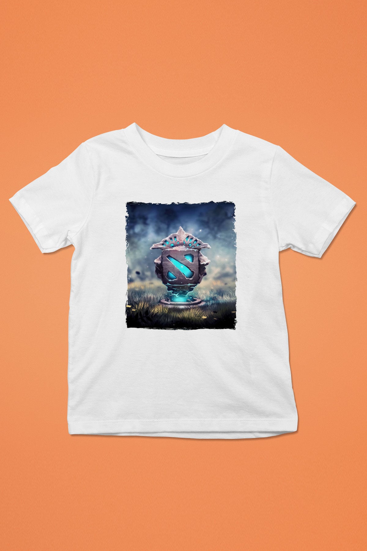 Dota 2 Beyaz Unisex Çocuk Tişört