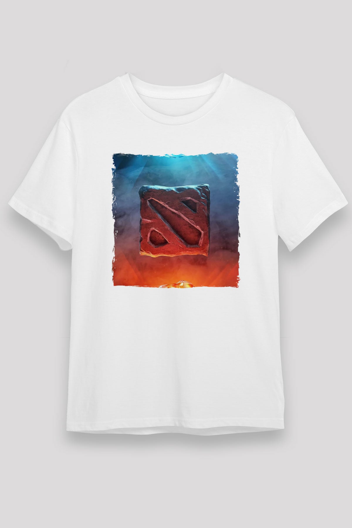 Dota 2 Beyaz Unisex Tişört T-Shirt