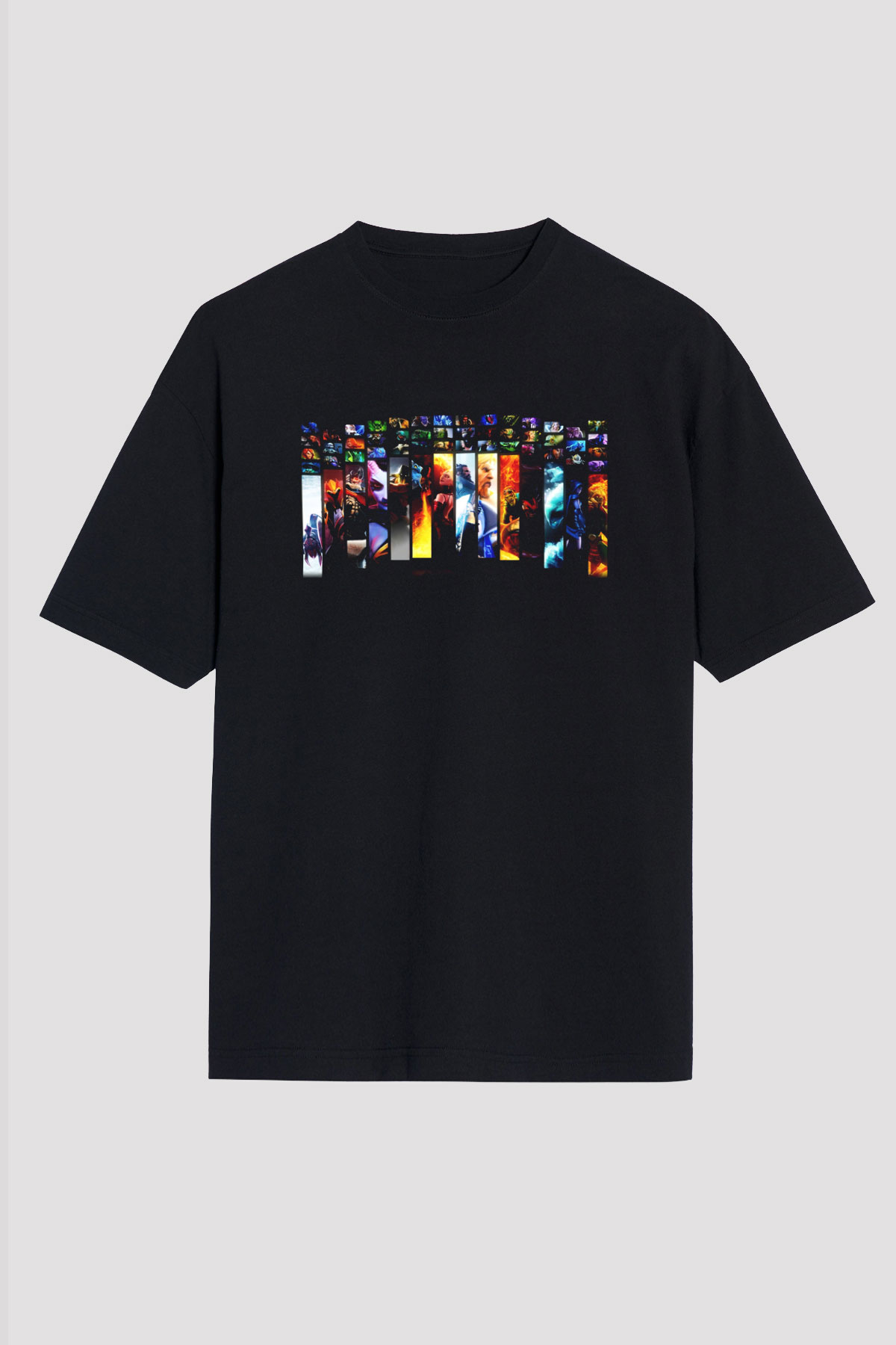 Dota 2 Siyah Unisex Oversize Tişört T-Shirt