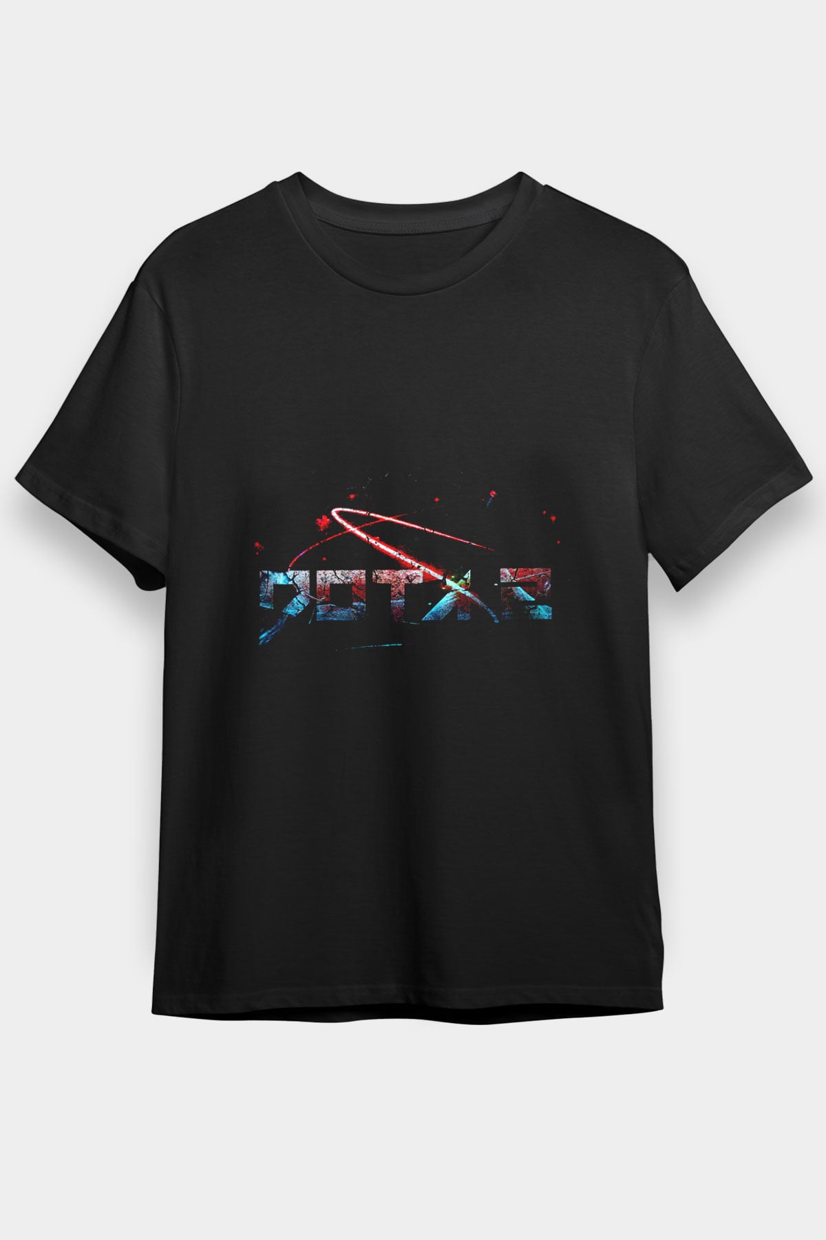 Dota 2 Siyah Unisex Tişört T-Shirt