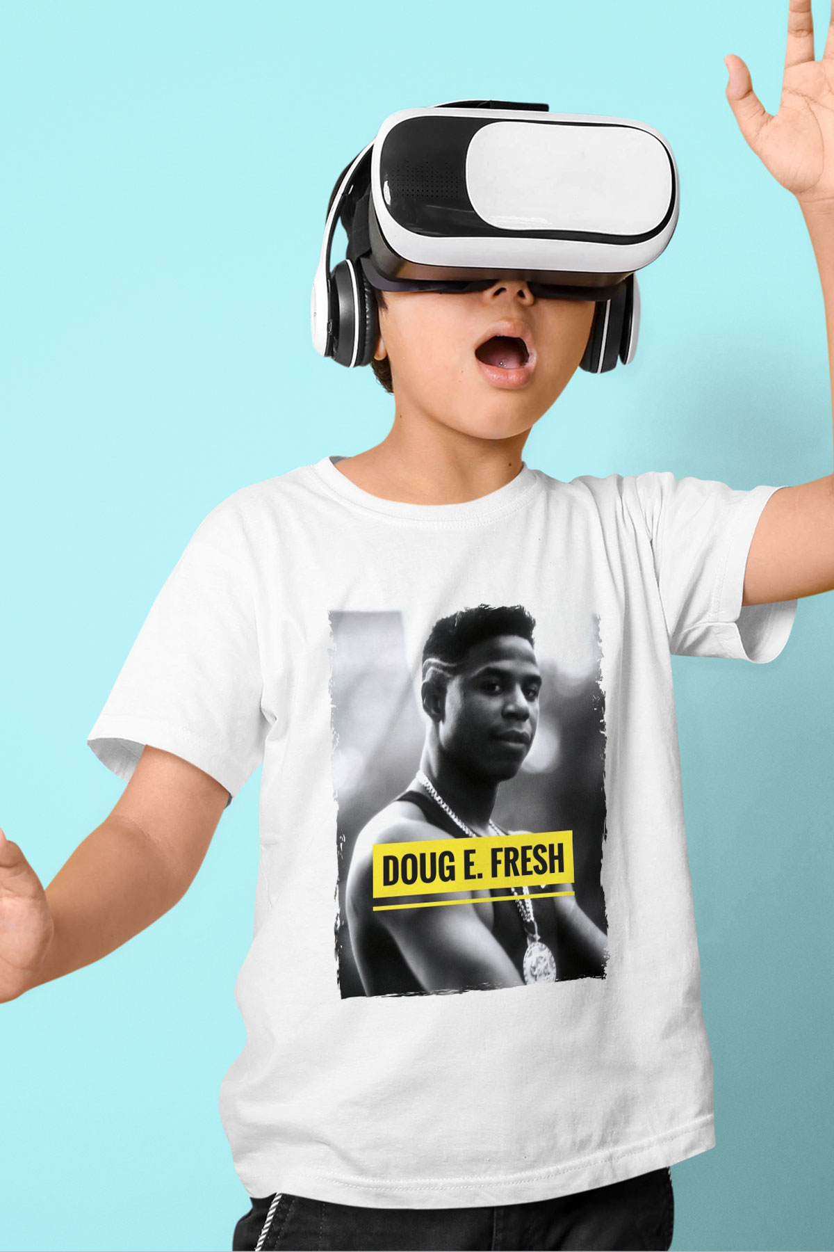 Doug E. Fresh Beyaz Unisex Çocuk Tişört