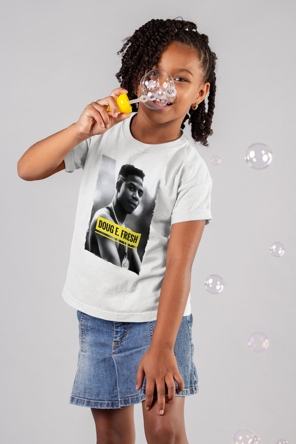 Doug E. Fresh Beyaz Unisex Çocuk Tişört
