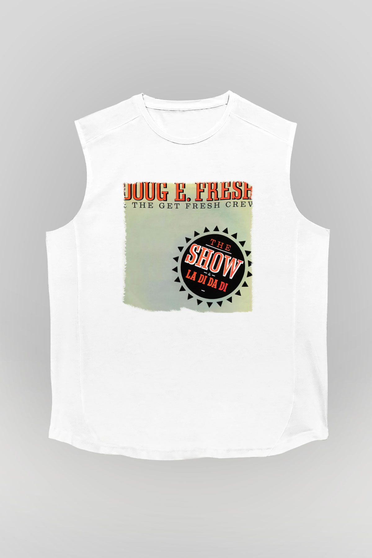 Doug E. Fresh Beyaz Unisex Kolsuz Tişört