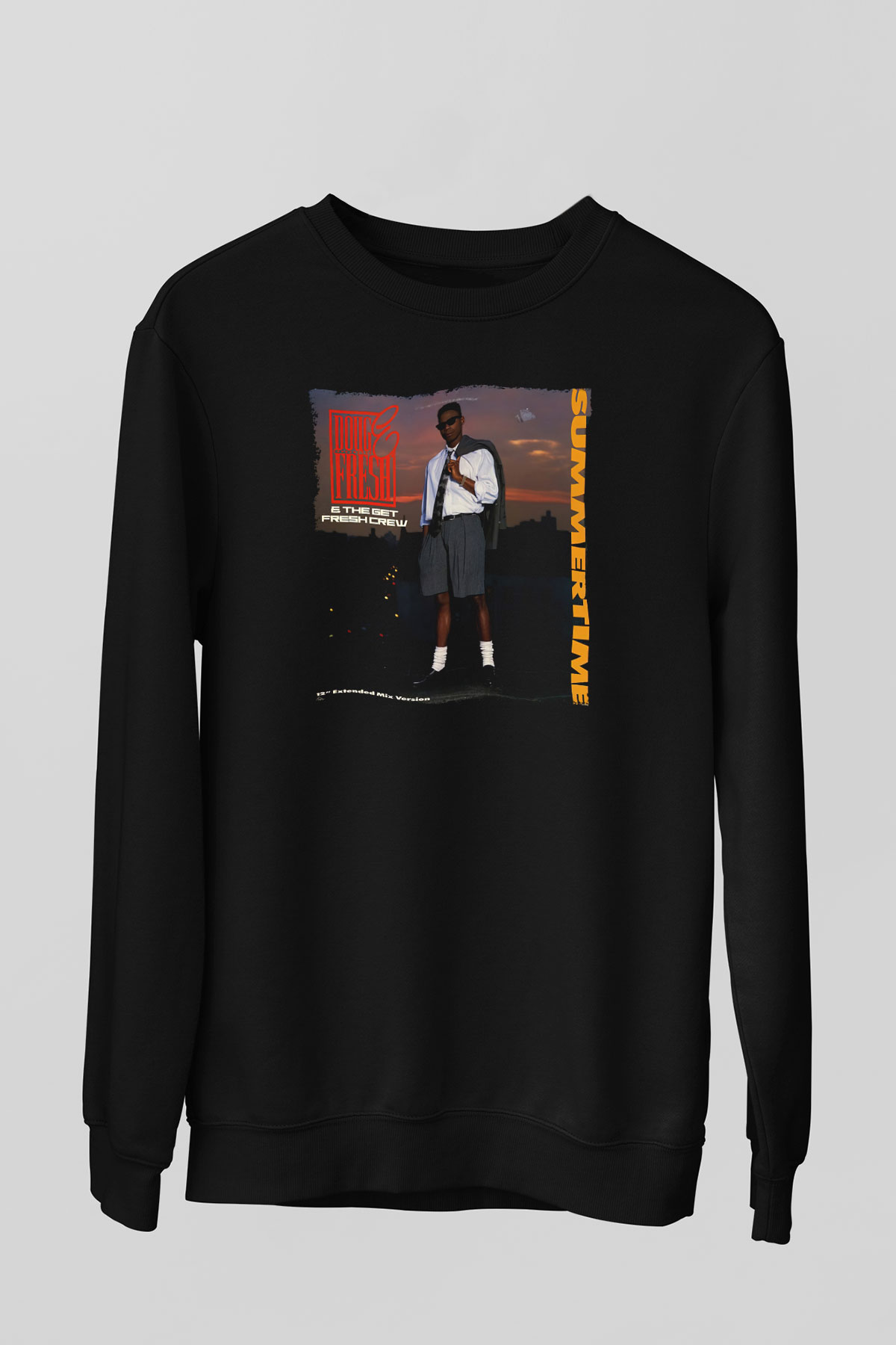 Doug E. Fresh Siyah Unisex Sweatshirt
