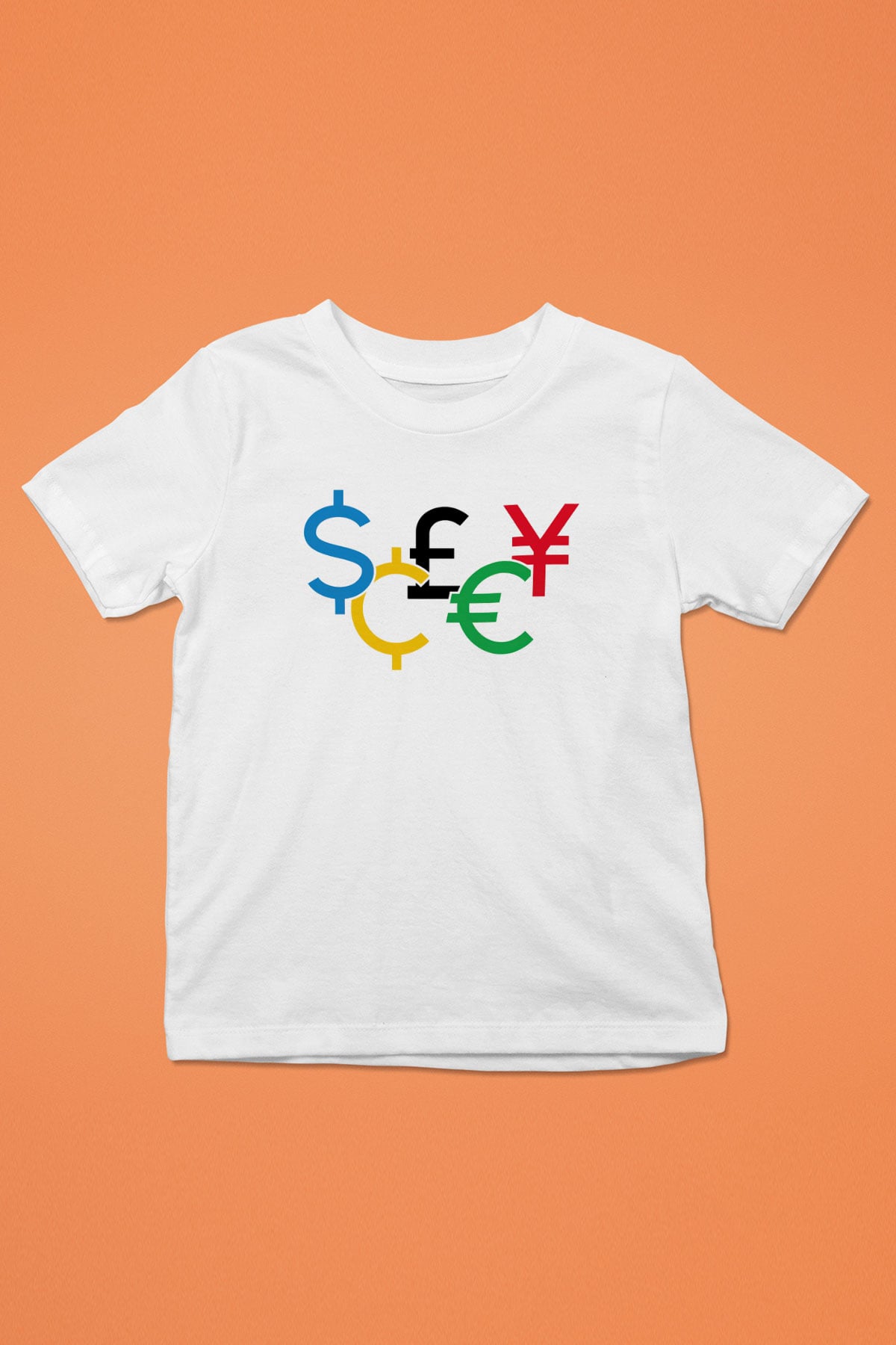 Dövizci Beyaz Unisex Çocuk Tişört