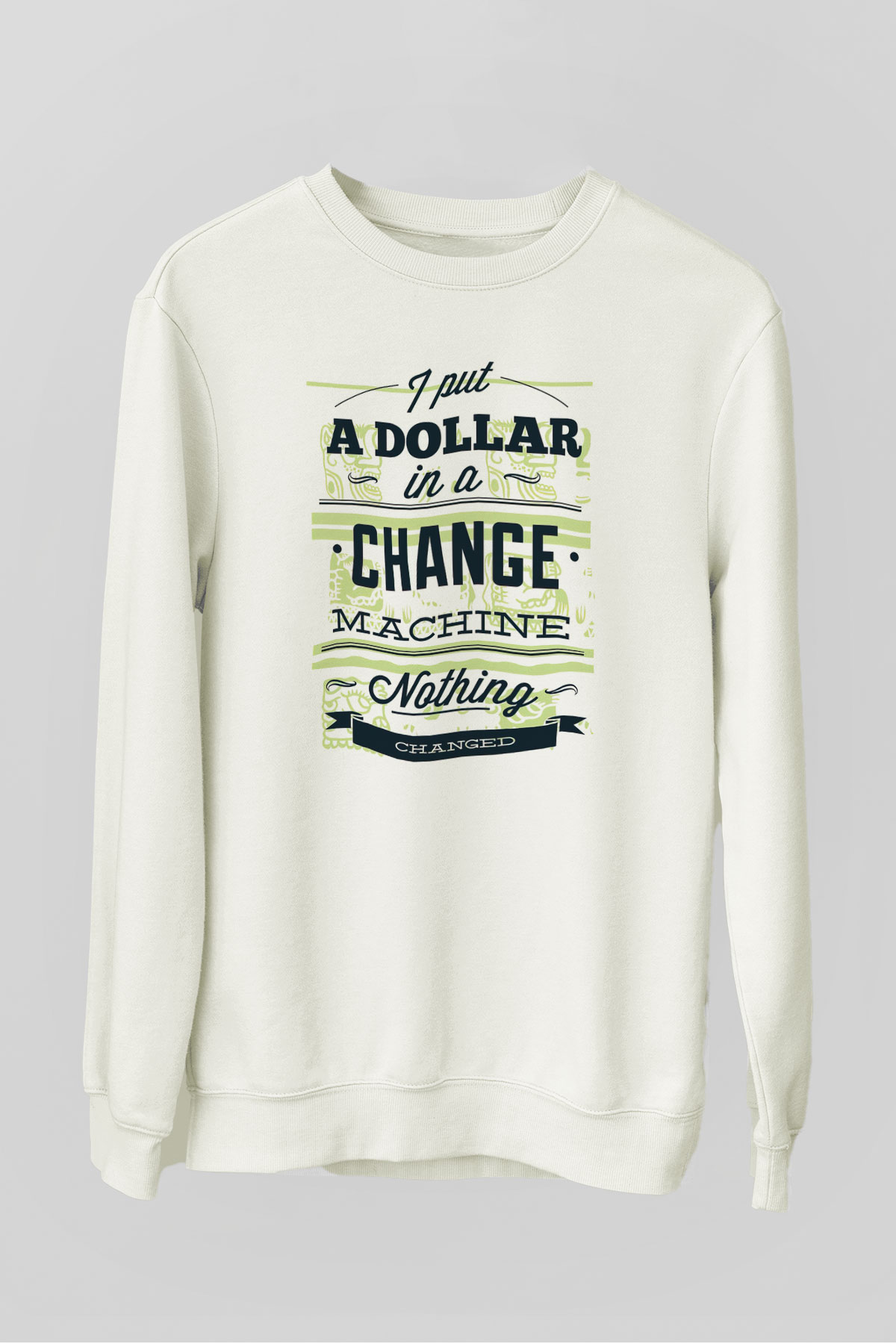 Dövizci Beyaz Unisex Sweatshirt