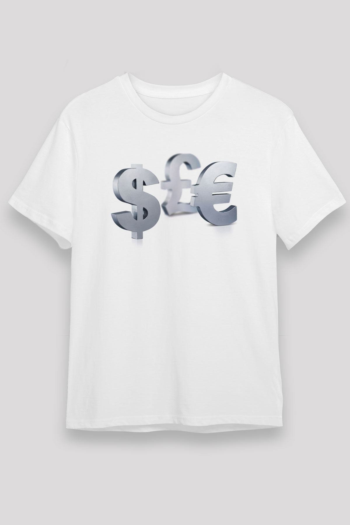 Dövizci Beyaz Unisex Tişört T-Shirt - TişörtFabrikası