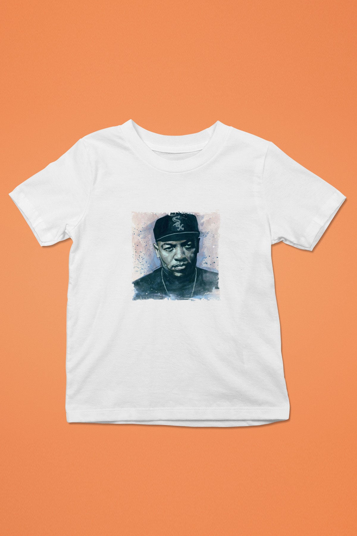 Dr. Dre Baskılı Unisex Beyaz Çocuk Tişört