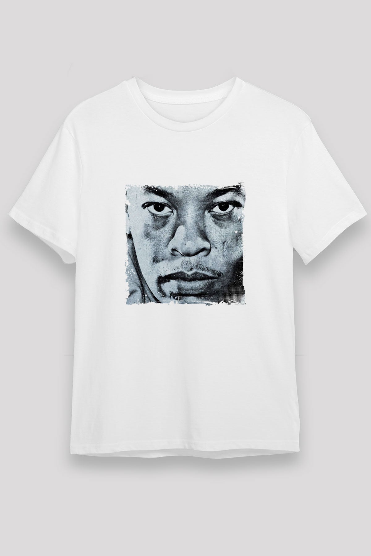 Dr. Dre Baskılı Unisex Beyaz Tişört