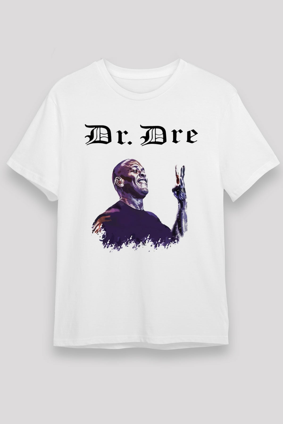 Dr.Dre Beyaz Unisex Tişört T-Shirt - TişörtFabrikası