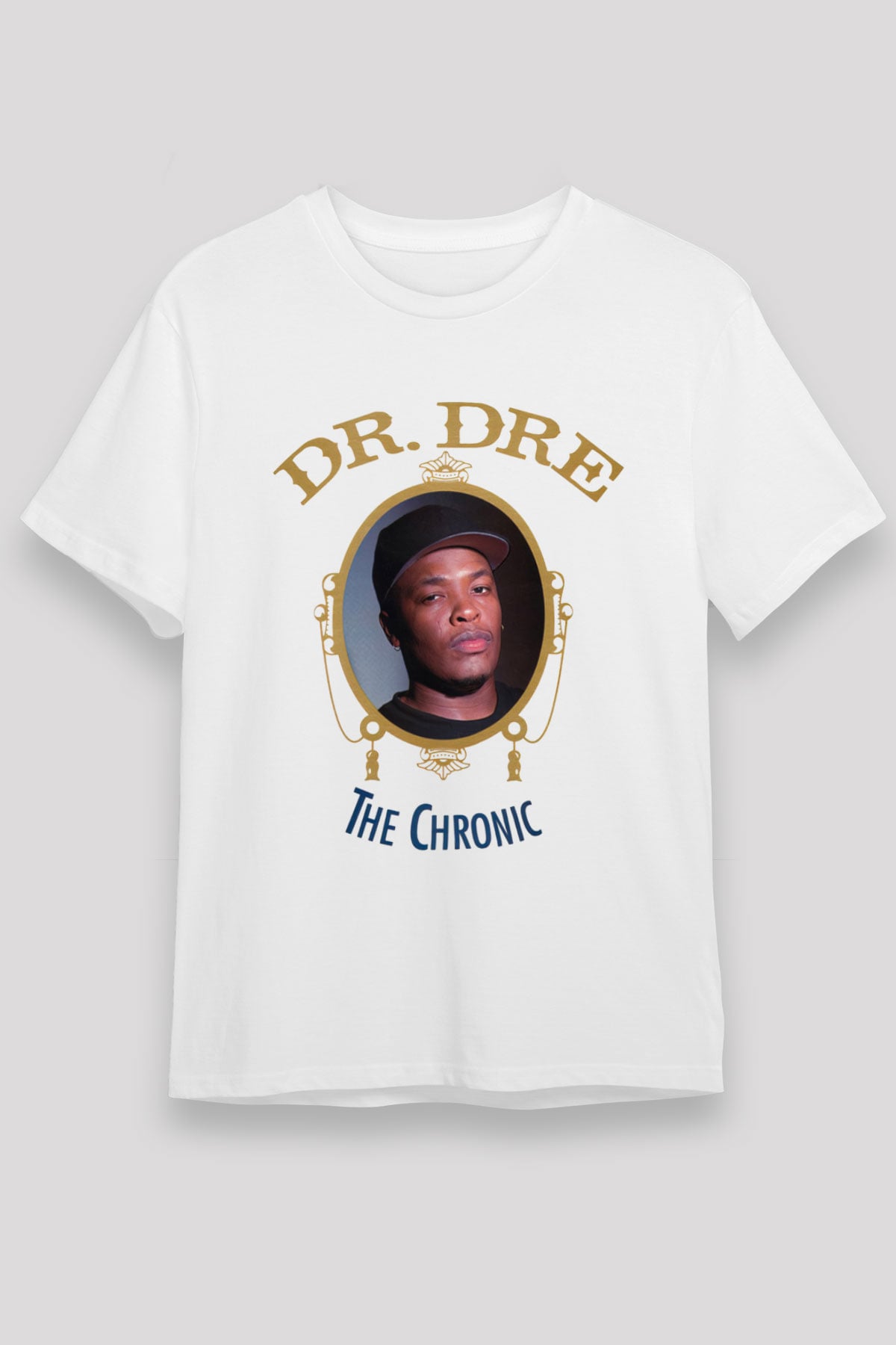 Dr.Dre Beyaz Unisex Tişört T-Shirt - TişörtFabrikası