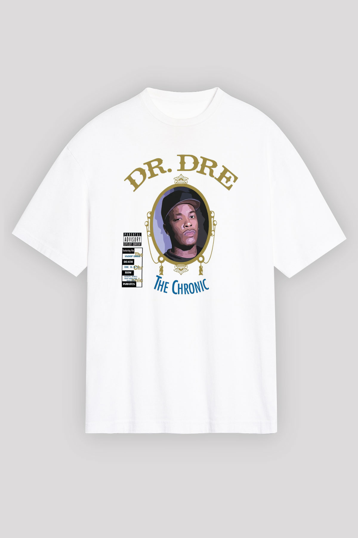 Dr.Dre Beyaz Oversize Tişört Oversize T-shirt - TişörtFabrikası