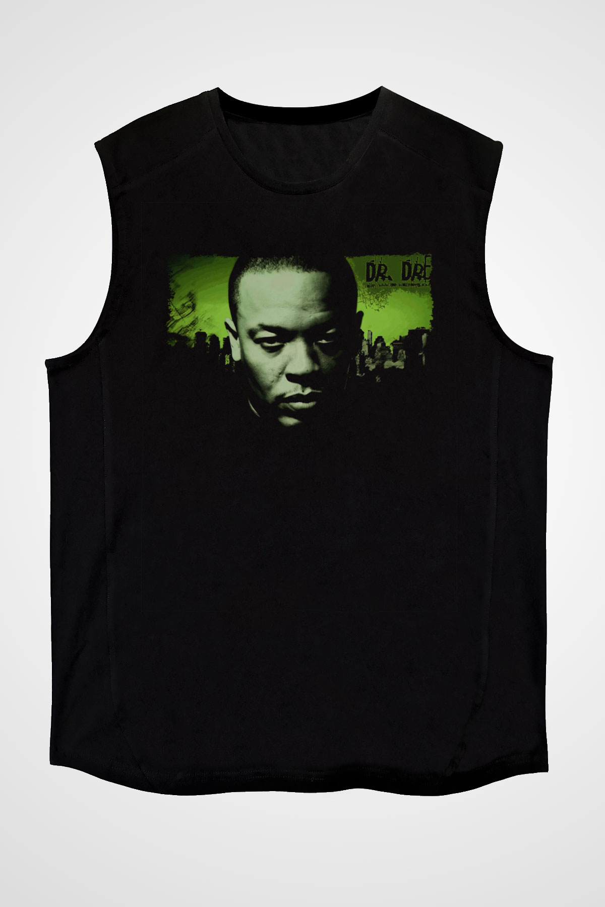 Dr.Dre Siyah Unisex Kolsuz Tişört