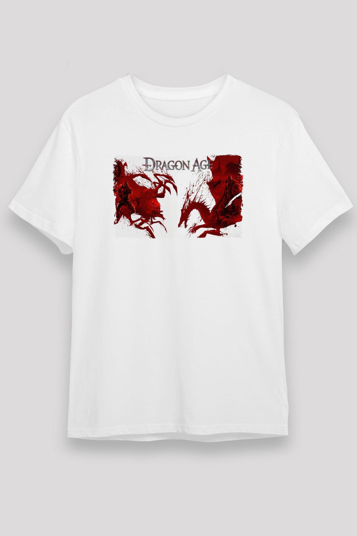 Dragon Age Beyaz Unisex Tişört T-Shirt
