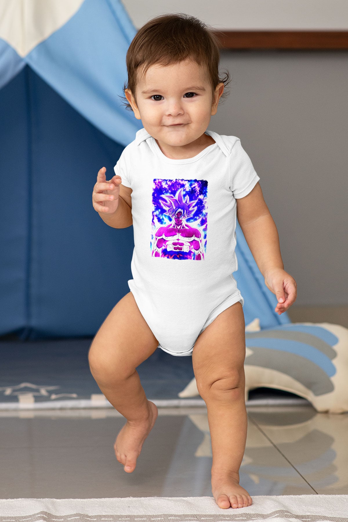 Dragonball Beyaz Bebek Body - Zıbın