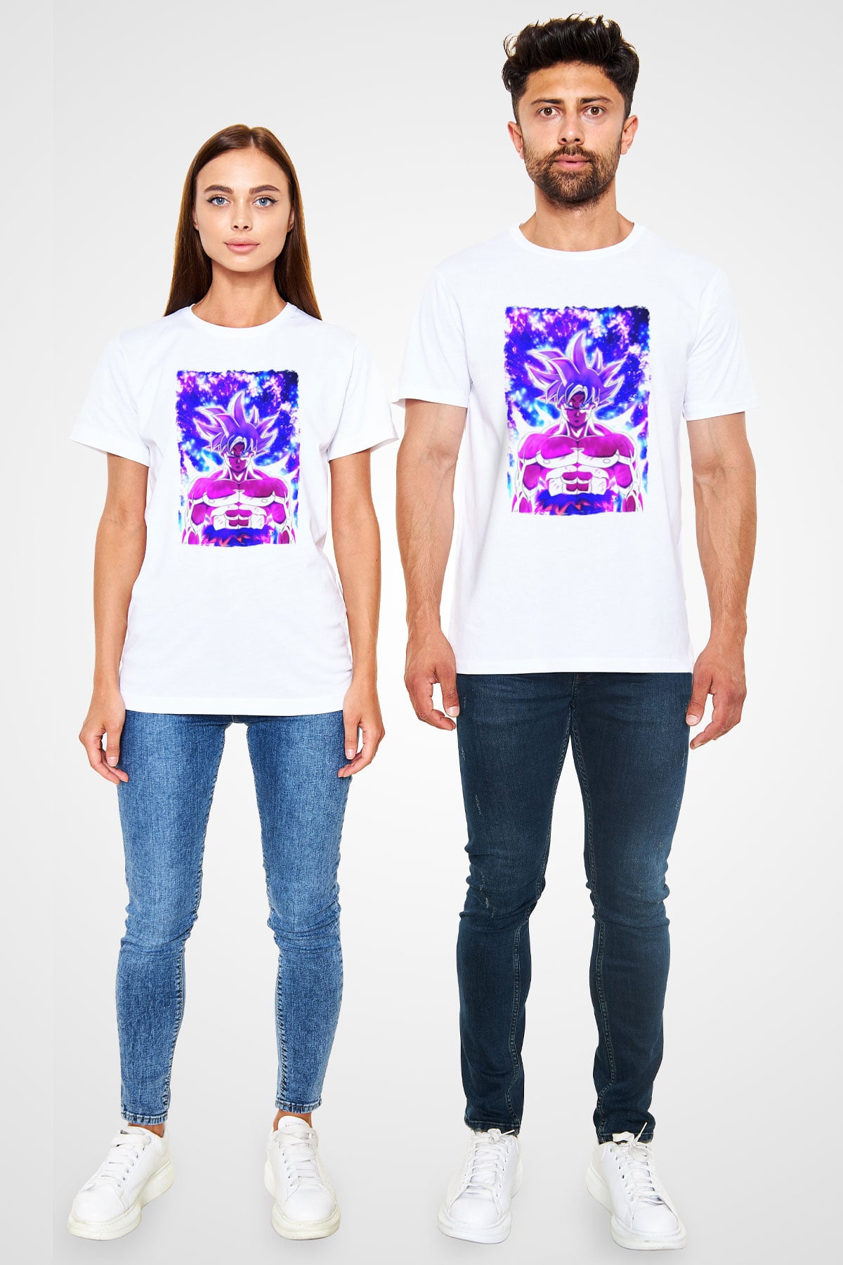 Dragonball Beyaz Unisex Tişört T-Shirt
